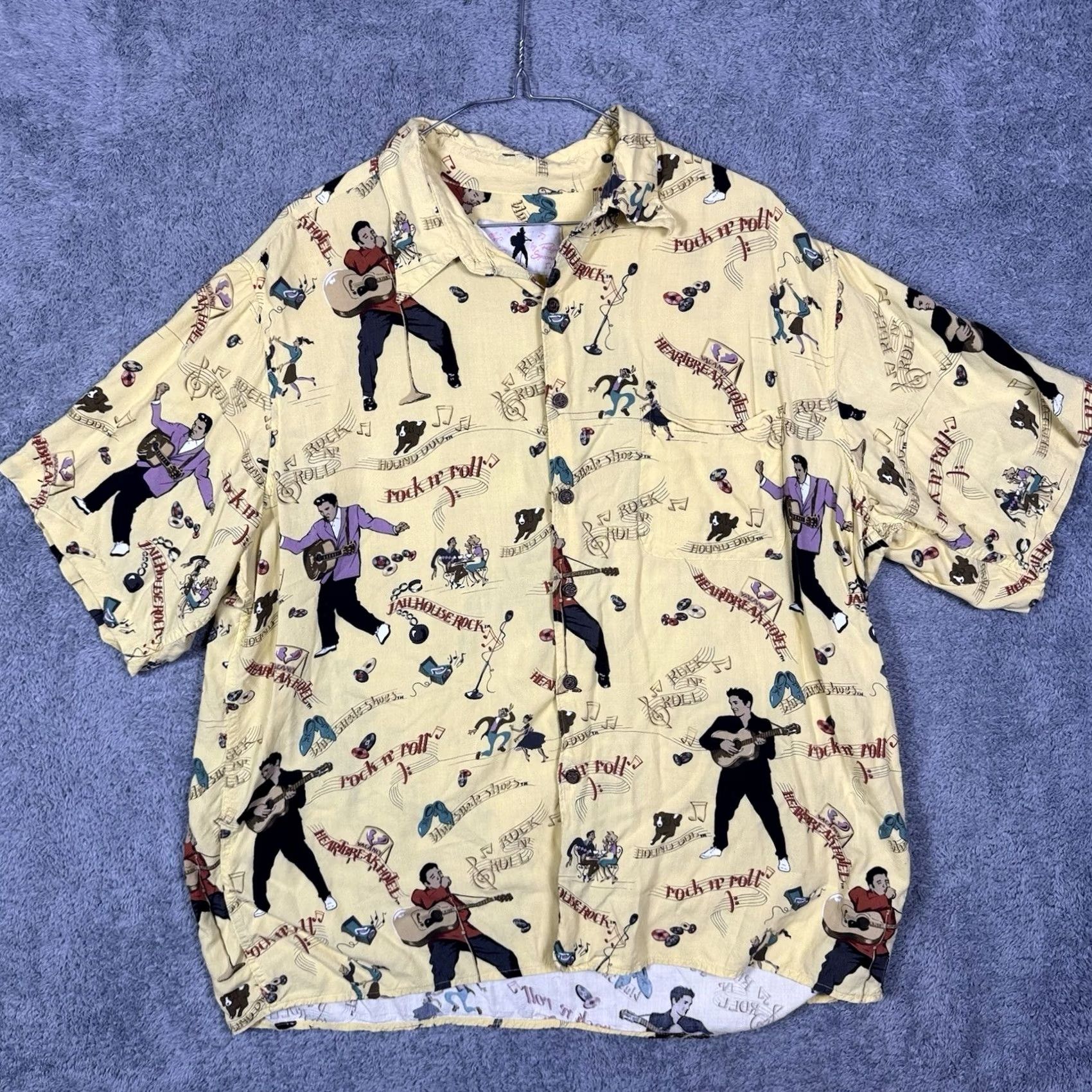 Reyn Spooner VINTAGE Reyn Spooner Shirt Mens XL Elvis Presley Spun Rayon Hawaiian Aloha Size US XL / EU 56 / 4 - 2 Thumbnail