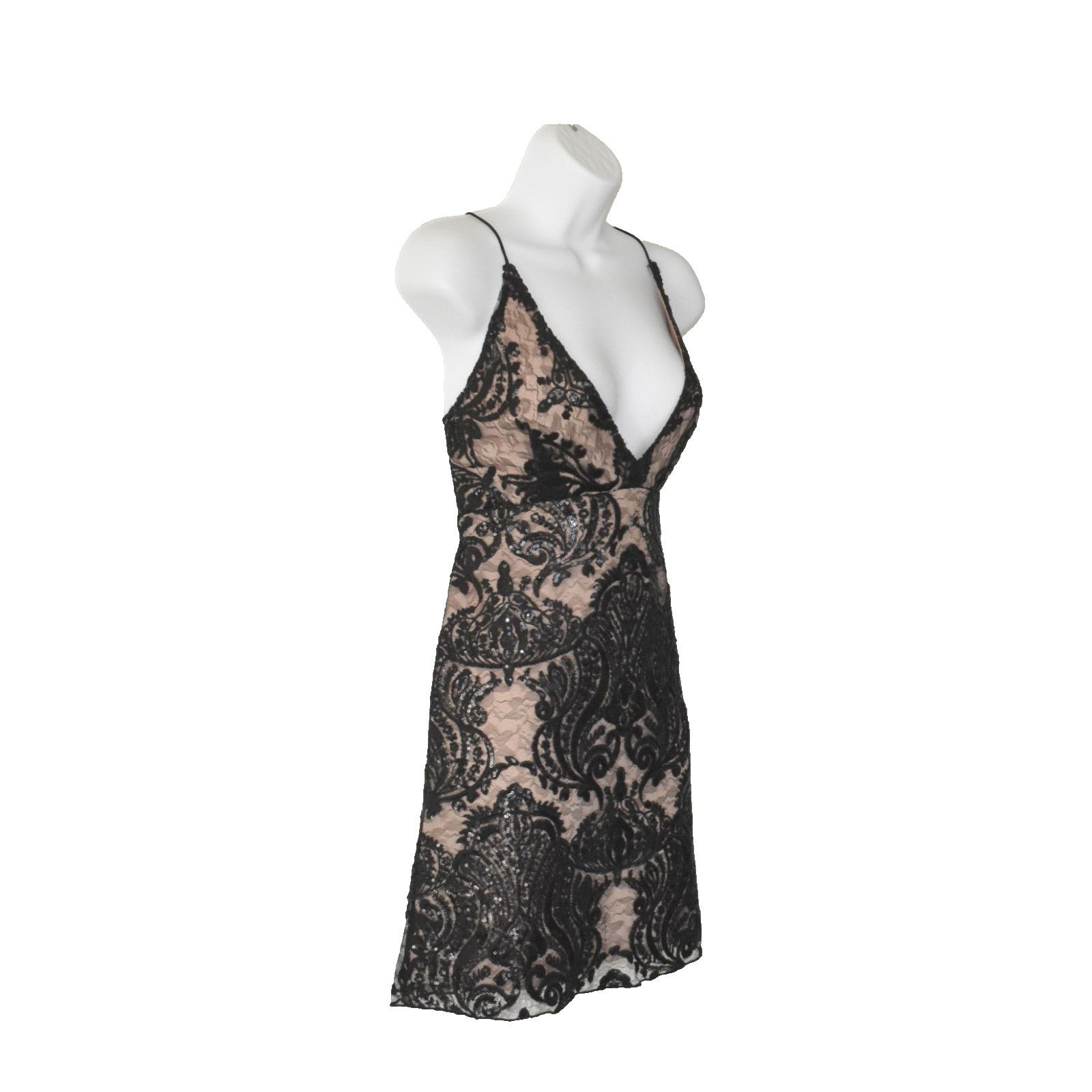 Free People FREE PEOPLE Night Shimmers Cocktail Mini Dress Size 6 Size M / US 6-8 / IT 42-44 - 3 Thumbnail