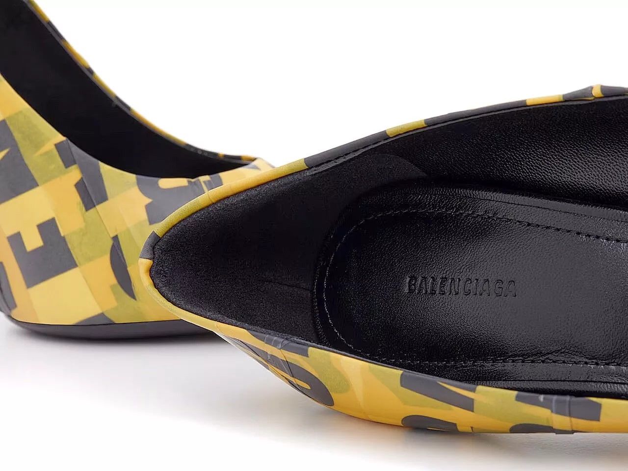 Balenciaga Balenciaga Knife Pumps Orange Caution Tape Logo Runway Kim Size US 8 / IT 38 - 13 Thumbnail