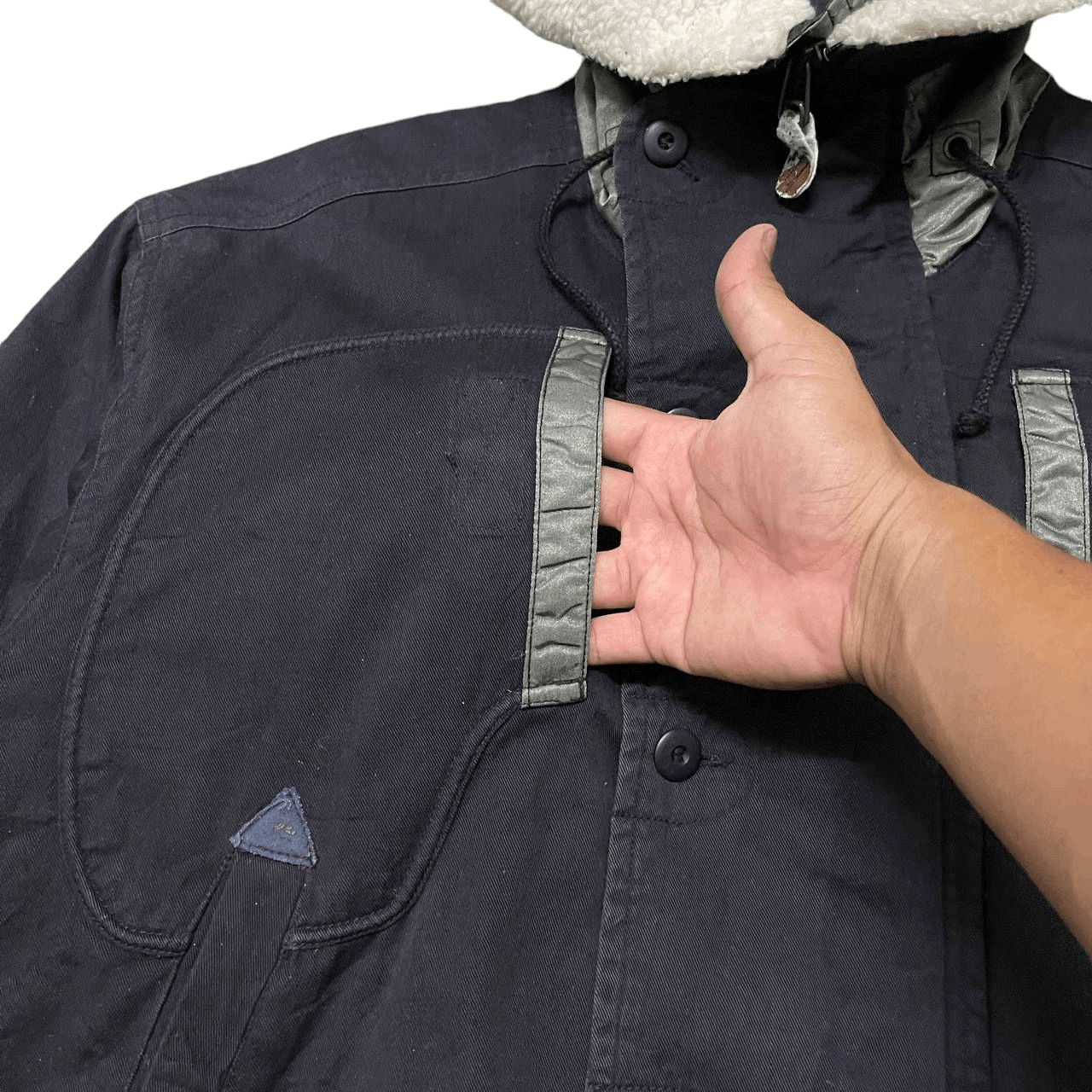 Admirable Co. Vintage Admirable Bomber Hooded Jacket Issey Miyake Style Size US L / EU 52-54 / 3 - 6 Thumbnail
