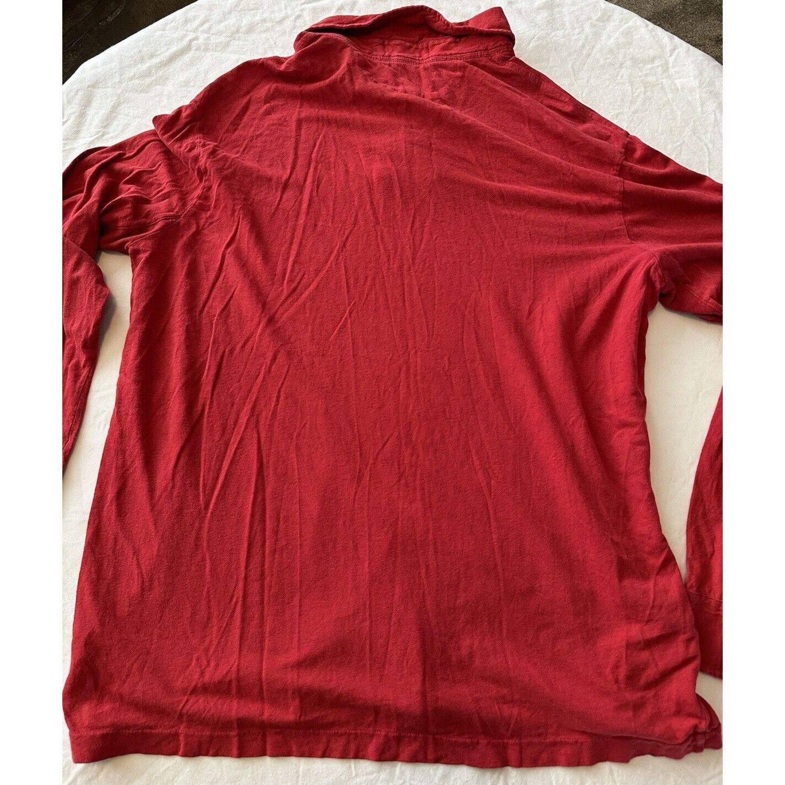 Polo Ralph Lauren Vintage POLO RALPH LAUREN Red Large Shirt Collard Pullover Size US L / EU 52-54 / 3 - 10 Thumbnail