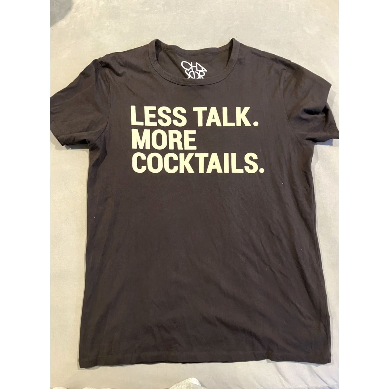 Vintage Chaser T-Shirt / Chasor - LESS TALK MORE COCKTAILS - Men's Large Shirt Brown Mens L Size US L / EU 52-54 / 3 - 2 Thumbnail