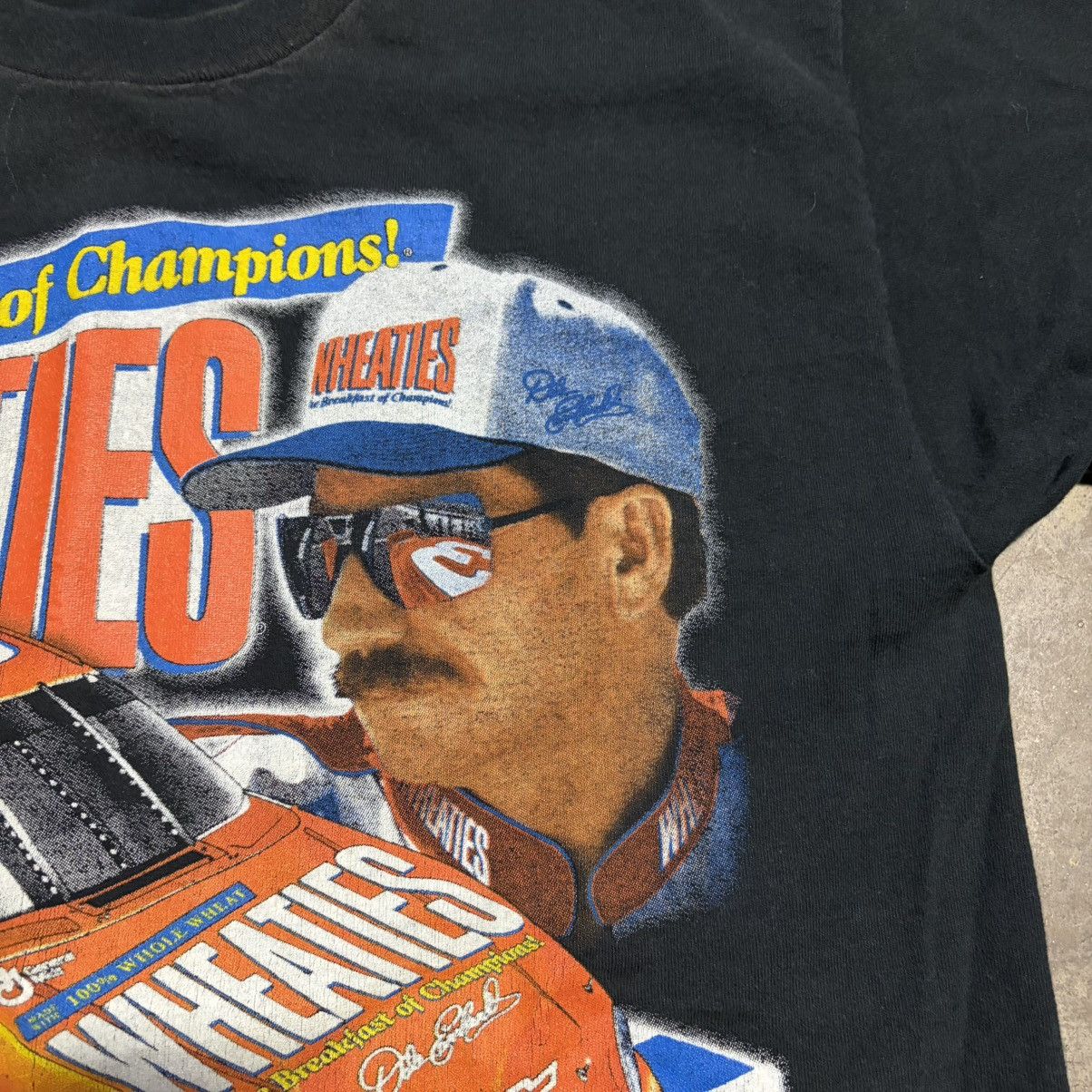NASCAR Vintage Dale Earnhardt NASCAR T shirt Wheaties Racing 90s Size US L / EU 52-54 / 3 - 5 Thumbnail