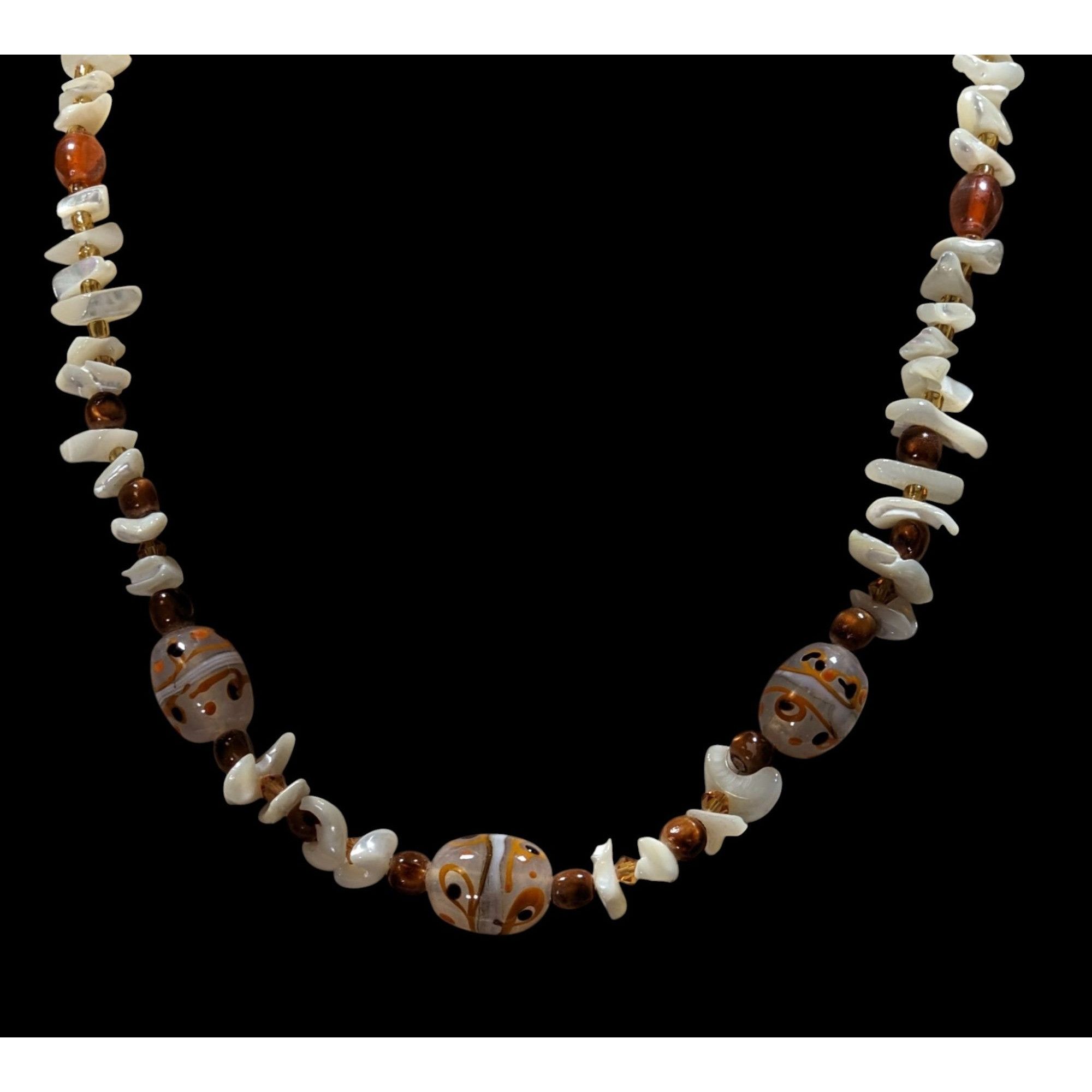 Other Handmade Mermaidcore Shell Pearl and Glass Necklace Size ONE SIZE - 5 Thumbnail