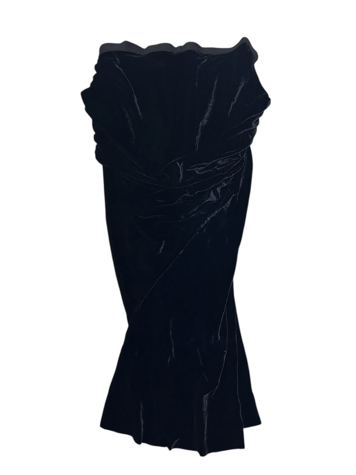 Rick Owens F/W 05 Moog Velvet Tie Skirt Size 27" / US 4 / IT 40 - 4 Thumbnail