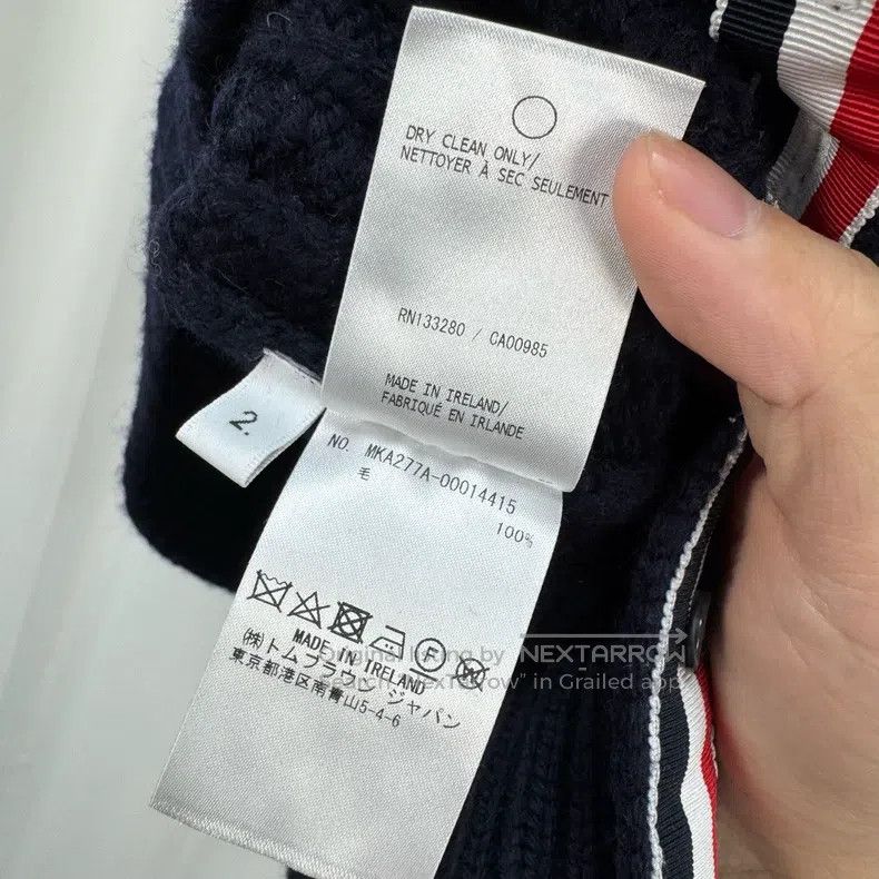 Thom Browne Thom Browne Wool Colorful Stripe Cable Knit Sweater Size US M / EU 48-50 / 2 - 6 Thumbnail
