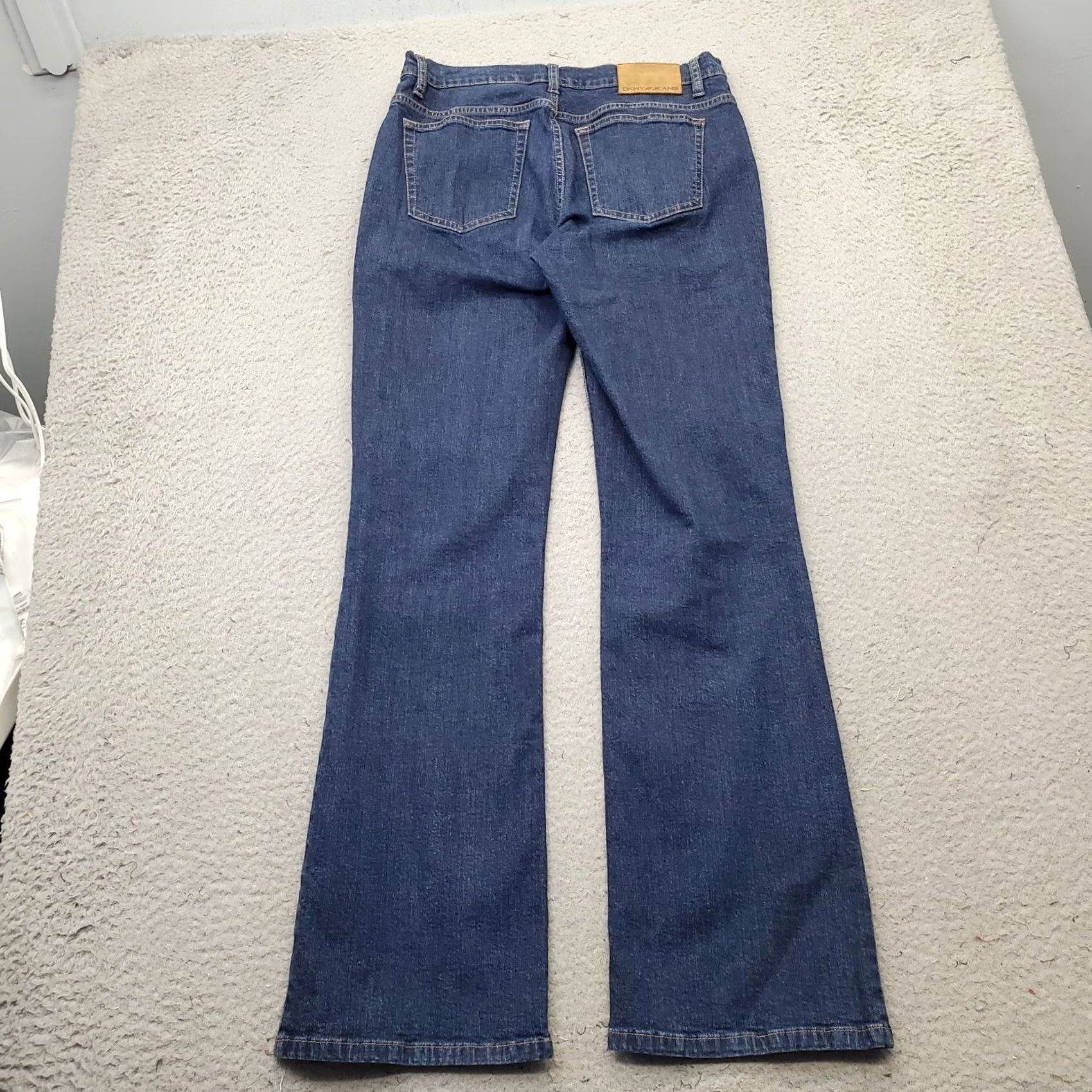 DKNY DKNY Jeans Womens 6 Bootcut Blue Denim 5-Pocket Regular Fit Stretch Size 28" / US 6 / IT 42 - 2 Thumbnail