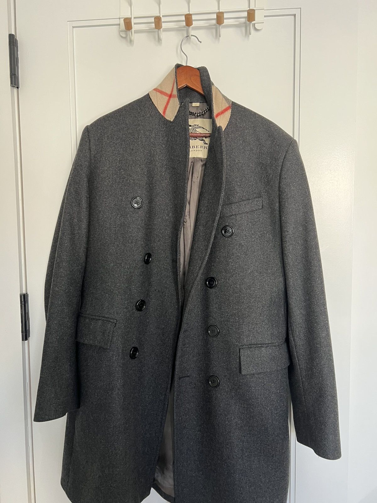Burberry Burberry Double Breasted Overcoat Size US L / EU 52-54 / 3 - 2 Thumbnail