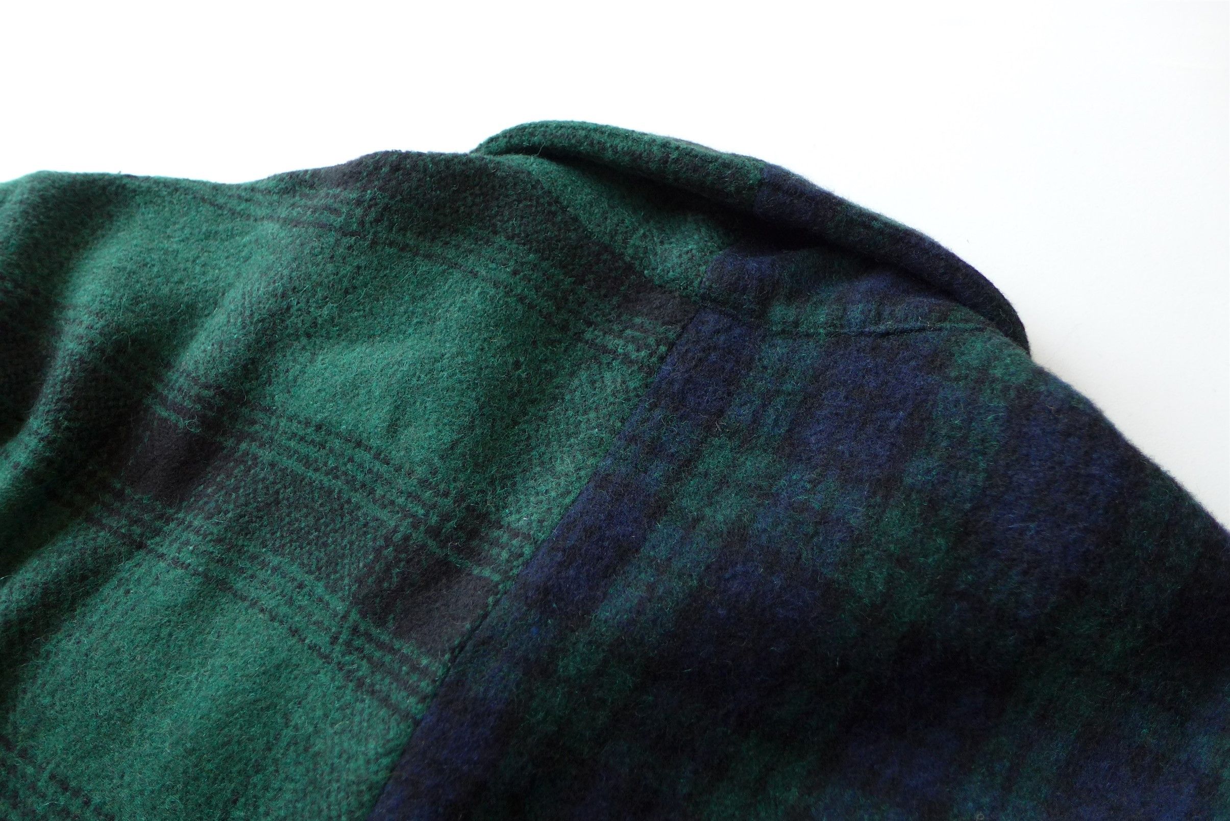 Greg Lauren Greg Lauren Hunter Shawl Collar Jacket - Green & Blue Plaid Size US L / EU 52-54 / 3 - 8 Thumbnail