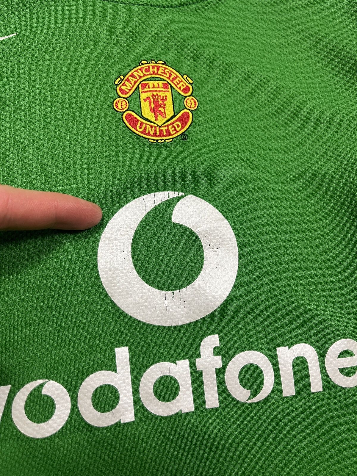 Vintage Nike Manchester United 2005 Goalkeeper Soccer Jersey Shirt Size US S / EU 44-46 / 1 - 6 Thumbnail