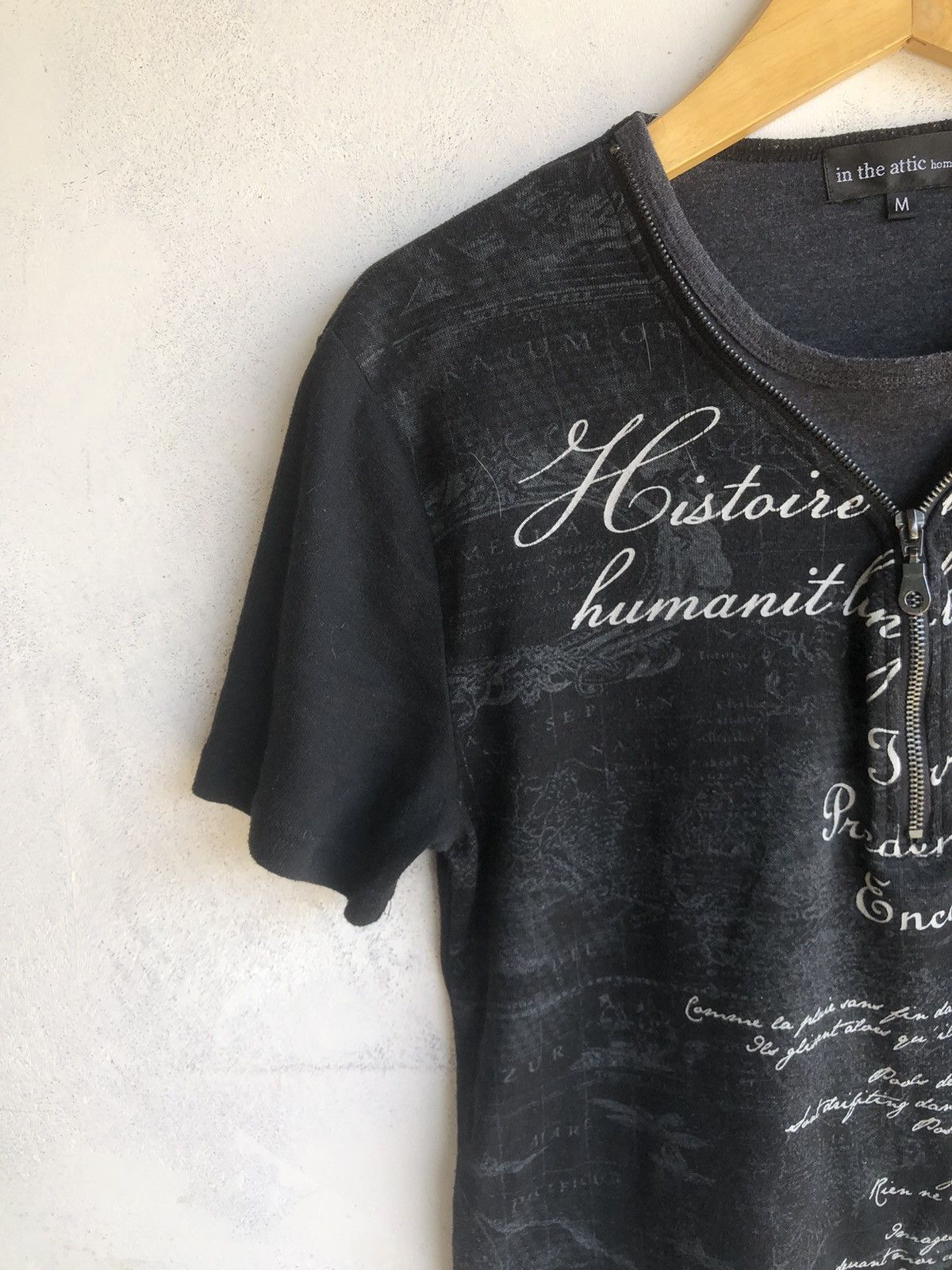 Japanese Brand Japan Gothic Poem Double Layer Zipp In The Attic Tshirt Tee Size US M / EU 48-50 / 2 - 5 Thumbnail