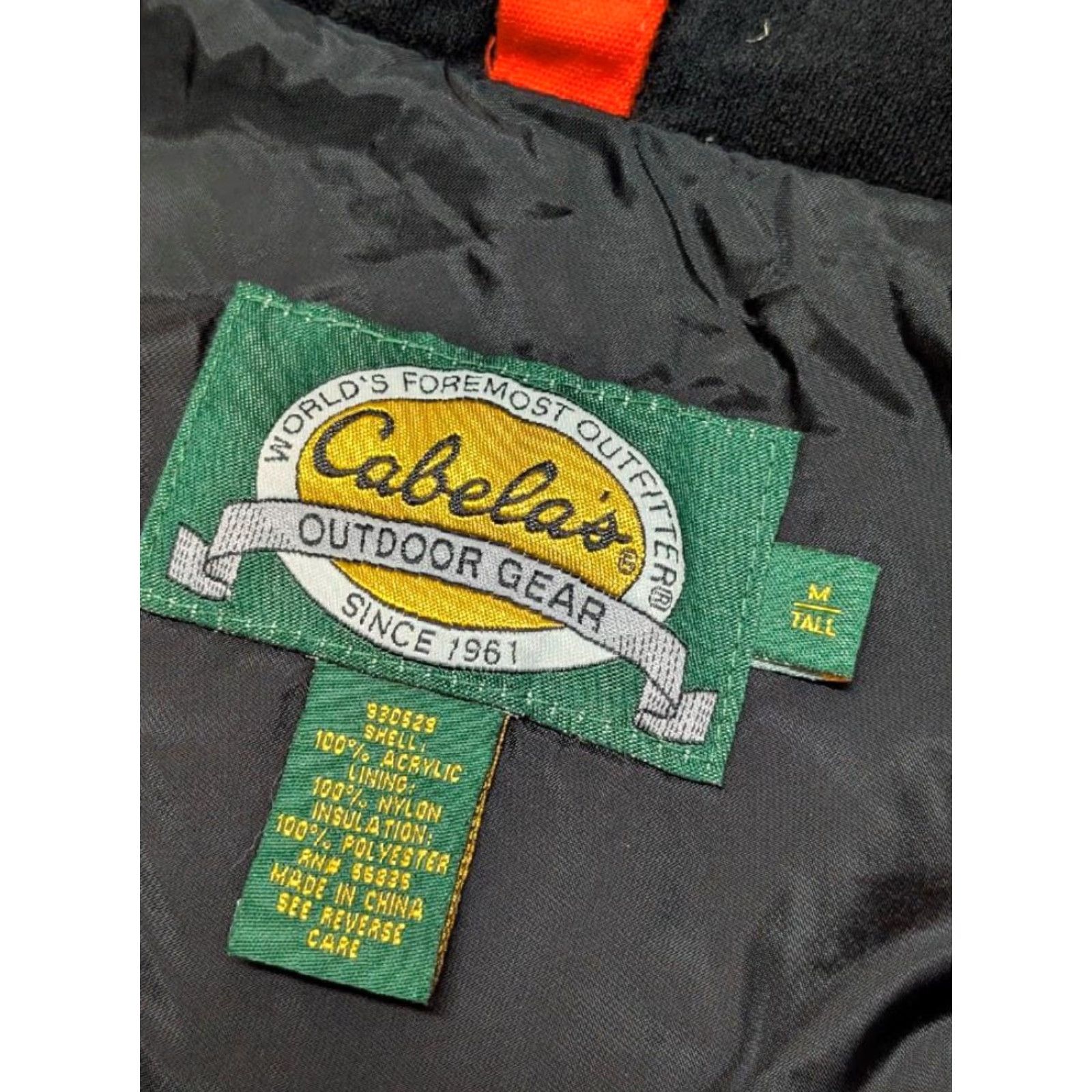 Vintage VINTAGE Cabela's parka coat ORANGE camouflage M TALL hooded HUNTING acrylic coat Men Orange Camouflage 90s Hunting Mens Size US M / EU 48-50 / 2 - 5 Thumbnail