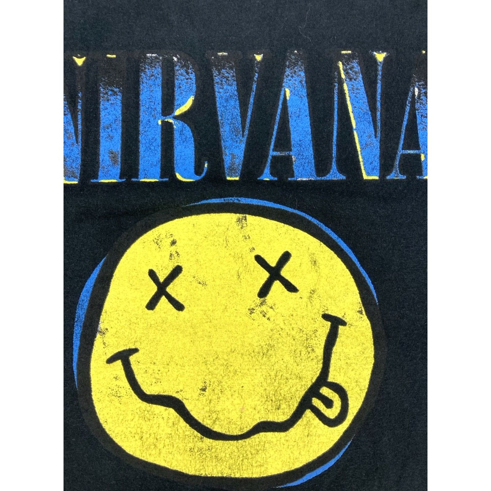 Logo 7 Nirvana T-Shirt Women Medium Black Logo Graphic Crew Neck Short Sleeve Vintage? Size M / US 6-8 / IT 42-44 - 2 Thumbnail