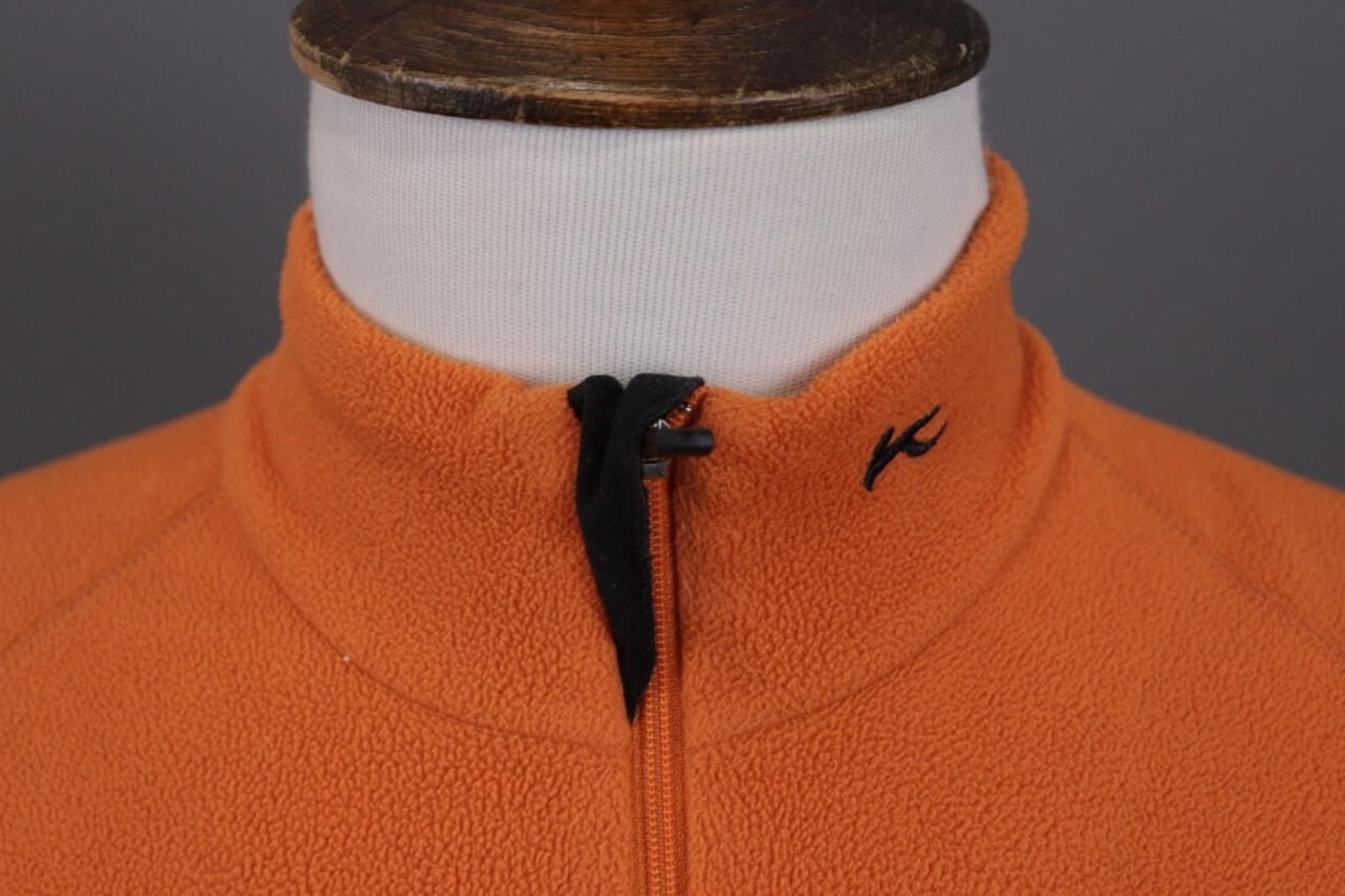 KJUS KJUS System Orange 1/4 Zip Activewear Fleece Jacket Size M Size US M / EU 48-50 / 2 - 4 Thumbnail