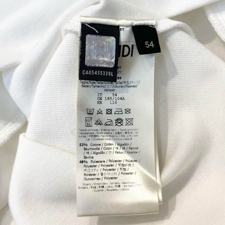 Fendi FENDI FF MESH SHORT-SLEEVE HOODIE Size US L / EU 52-54 / 3 - 5 Thumbnail