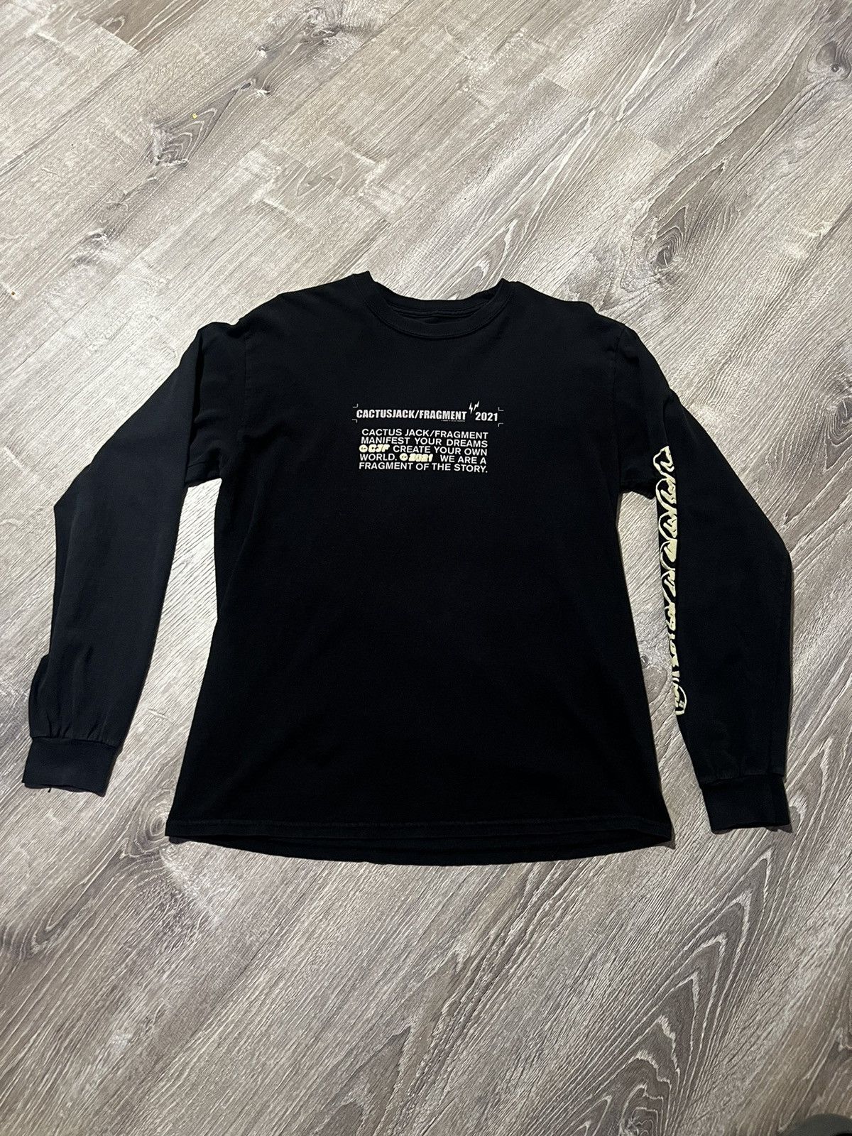 Fragment Design × Travis Scott Cactus jack x fragment Travis scott long sleeve sz s Size US S / EU 44-46 / 1 - 1 Thumbnail