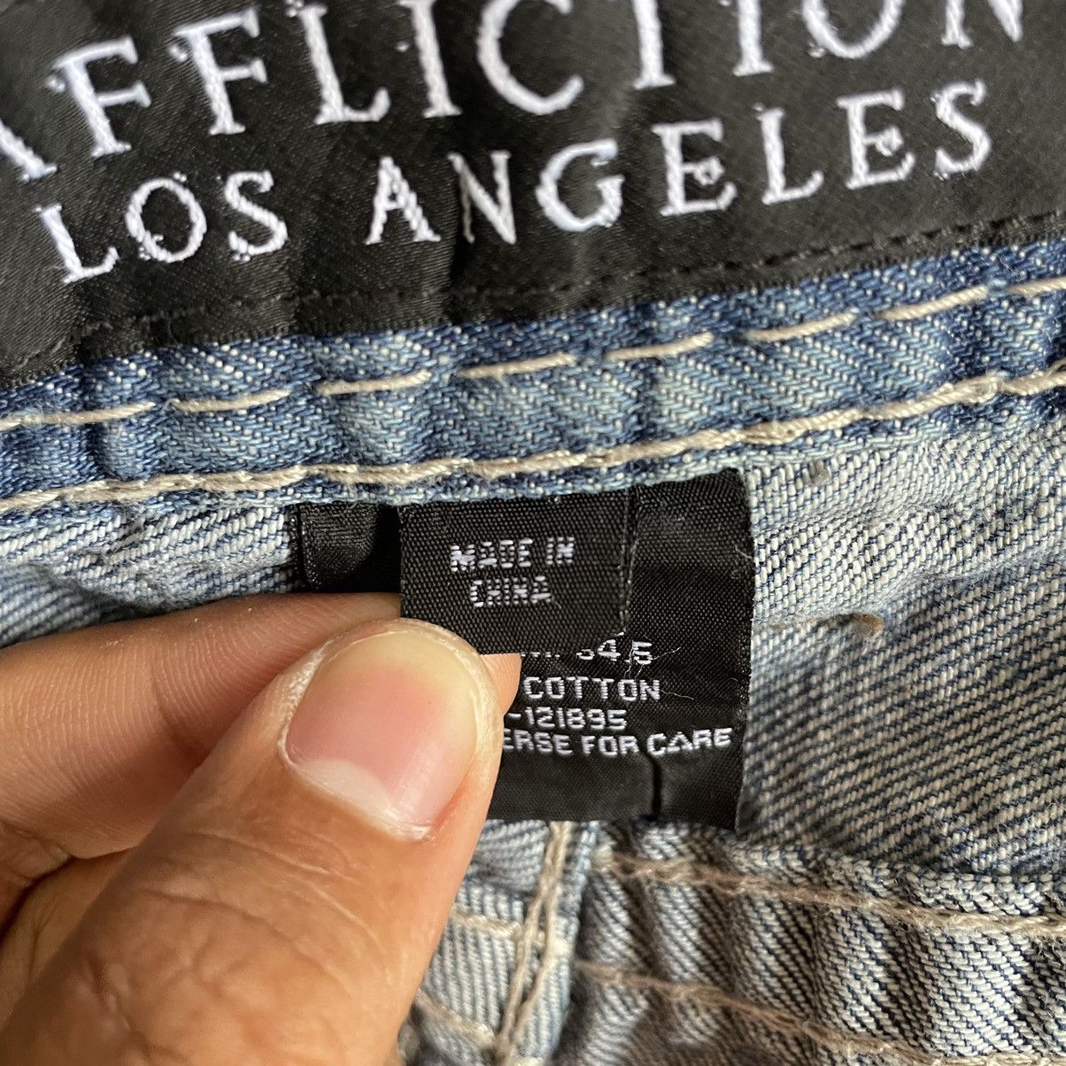 Affliction × Vintage Vintage Affliction Denim Jeans Size US 38 / EU 54 - 10 Thumbnail
