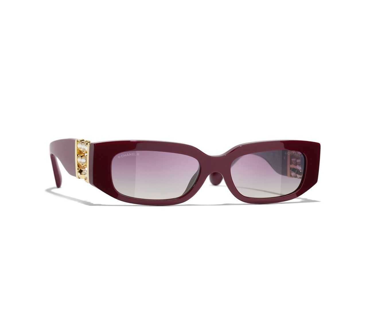 Chanel CHANEL RECTANGLE SUNGLASSES Size ONE SIZE - 4 Thumbnail