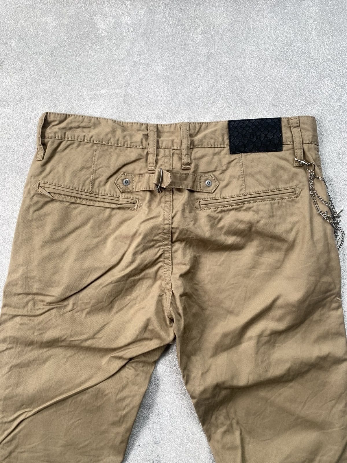 GOSTAR DE FUGA × Japanese Brand × Le Grande Bleu (L.G.B.) FUGA Flare pants with buckle back dead Stock conditions Size US 31 - 8 Thumbnail