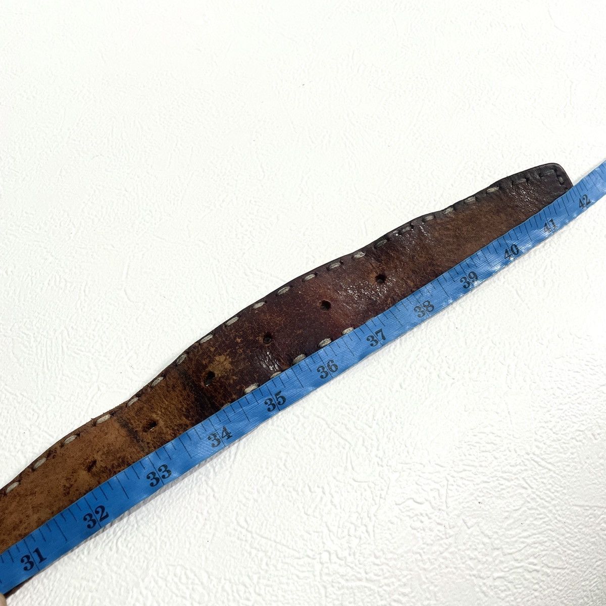 If Six Was Nine Y2k Vintage leather belt kapital style Size ONE SIZE - 7 Thumbnail