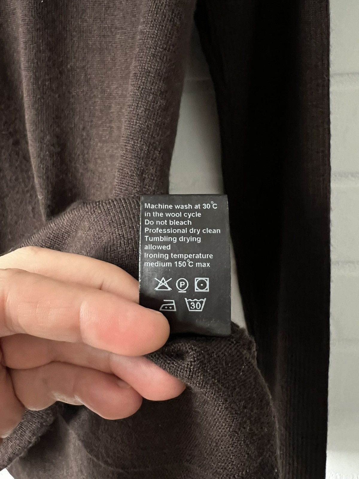 Other Crea Concept Long Sleeve Wool Sweater Open Shoulders Size S Size S / US 4 / IT 40 - 9 Thumbnail
