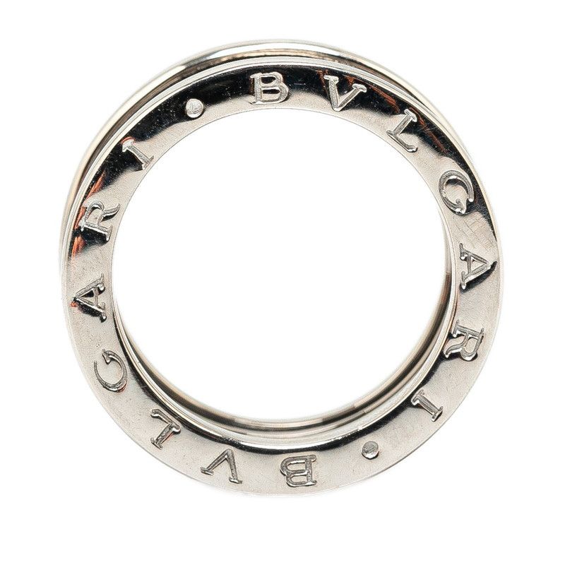 Bvlgari Bvlgari Bvlgari B-Zero1 2-Band Ring K18WG White Gold #55 Metal Ring in Great Condition Size ONE SIZE - 1 Thumbnail