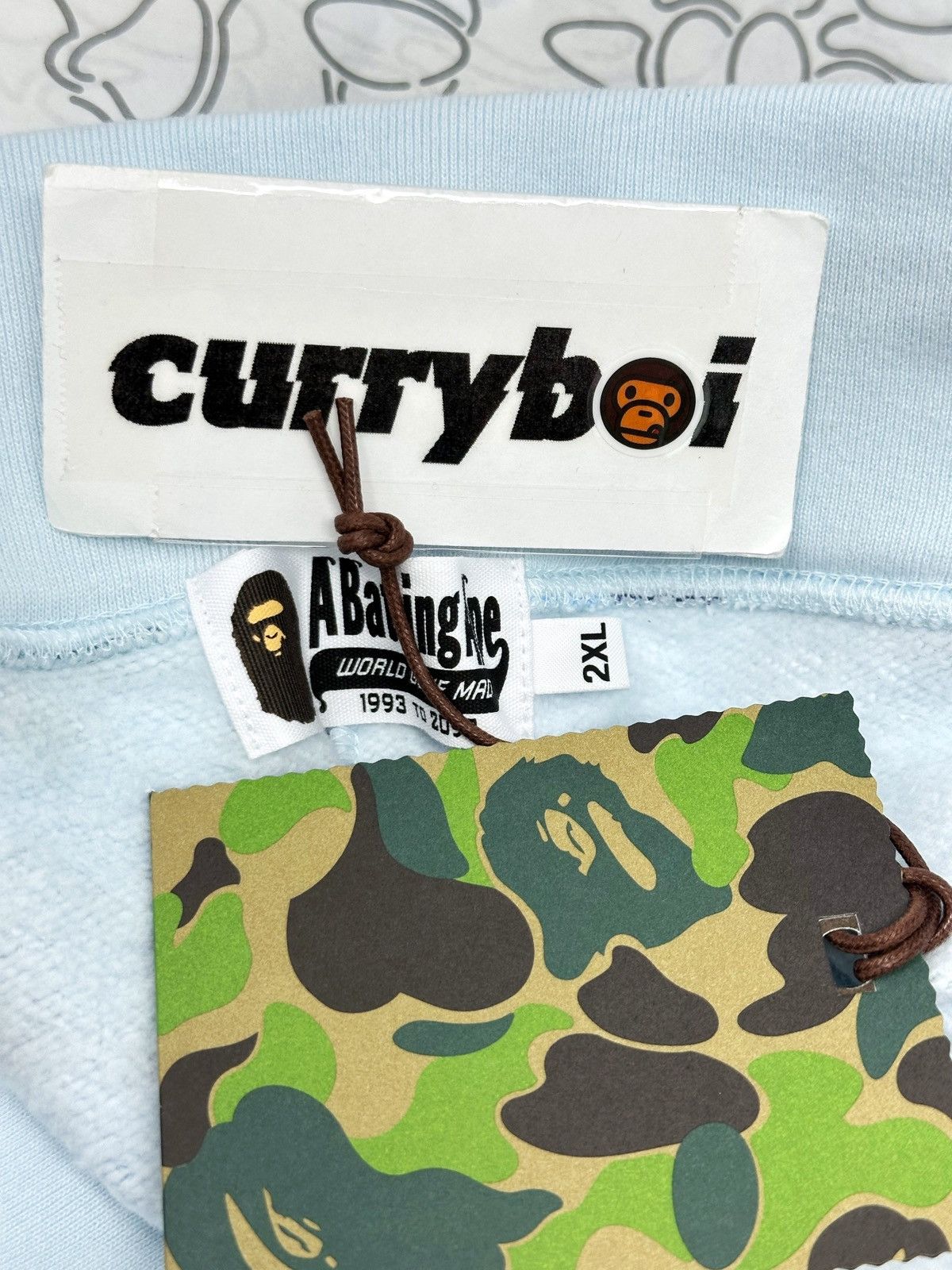 Bape BAPE Big ABC Camo Shark Sweat Shorts Size US 37 - 6 Thumbnail