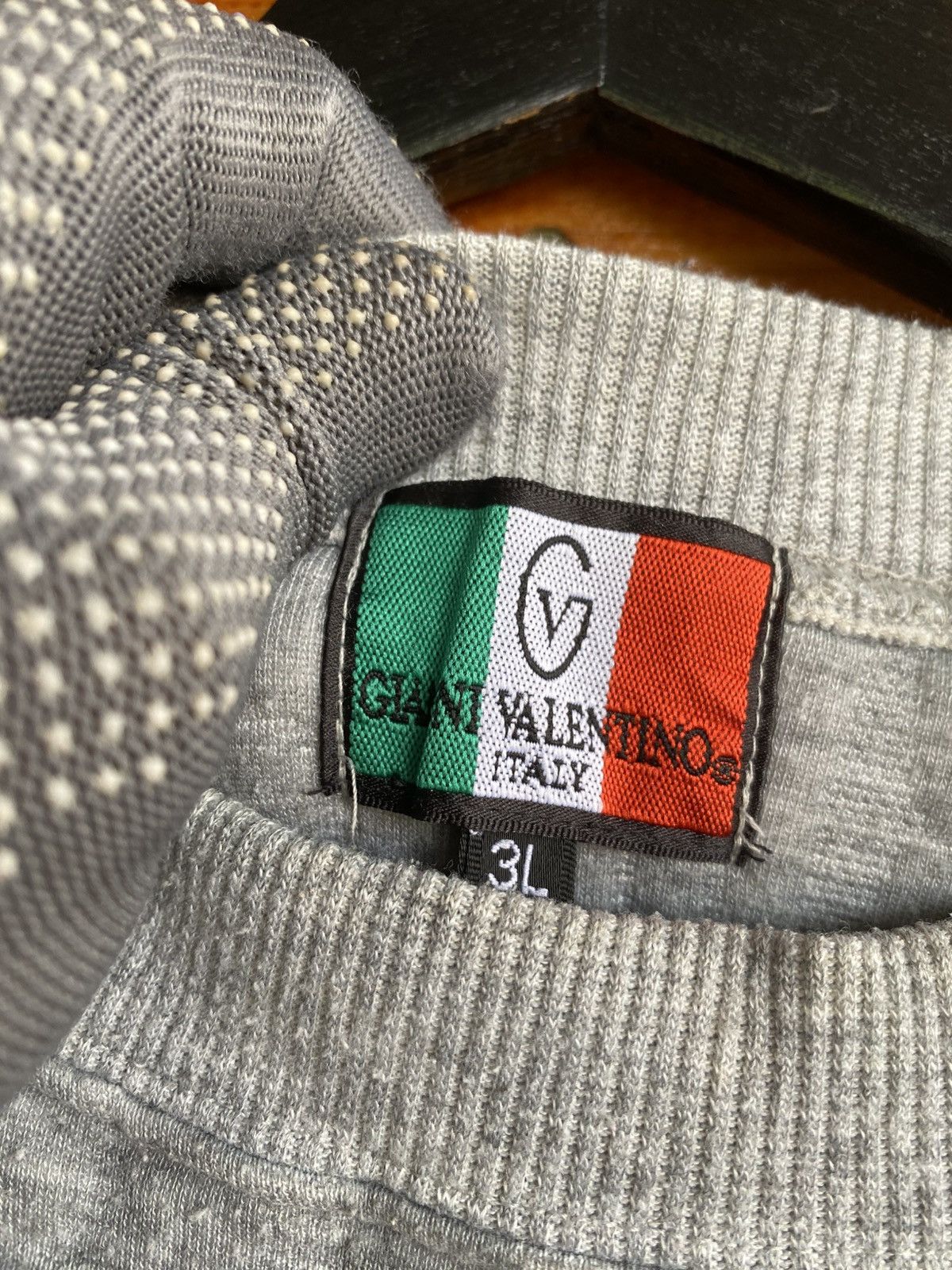 Gianni Valentino Vintage Gianni Valentino Italy Grey Knit Sweatshirt Pullover Size US XXL / EU 58 / 5 - 9 Thumbnail