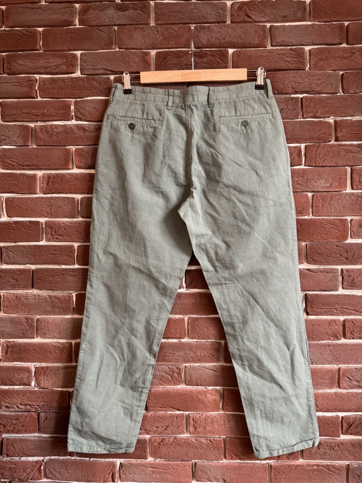 Norse Projects Norse Projects Aros Cropped 33 Cotton Linen Pants DS Size US 33 - 3 Thumbnail