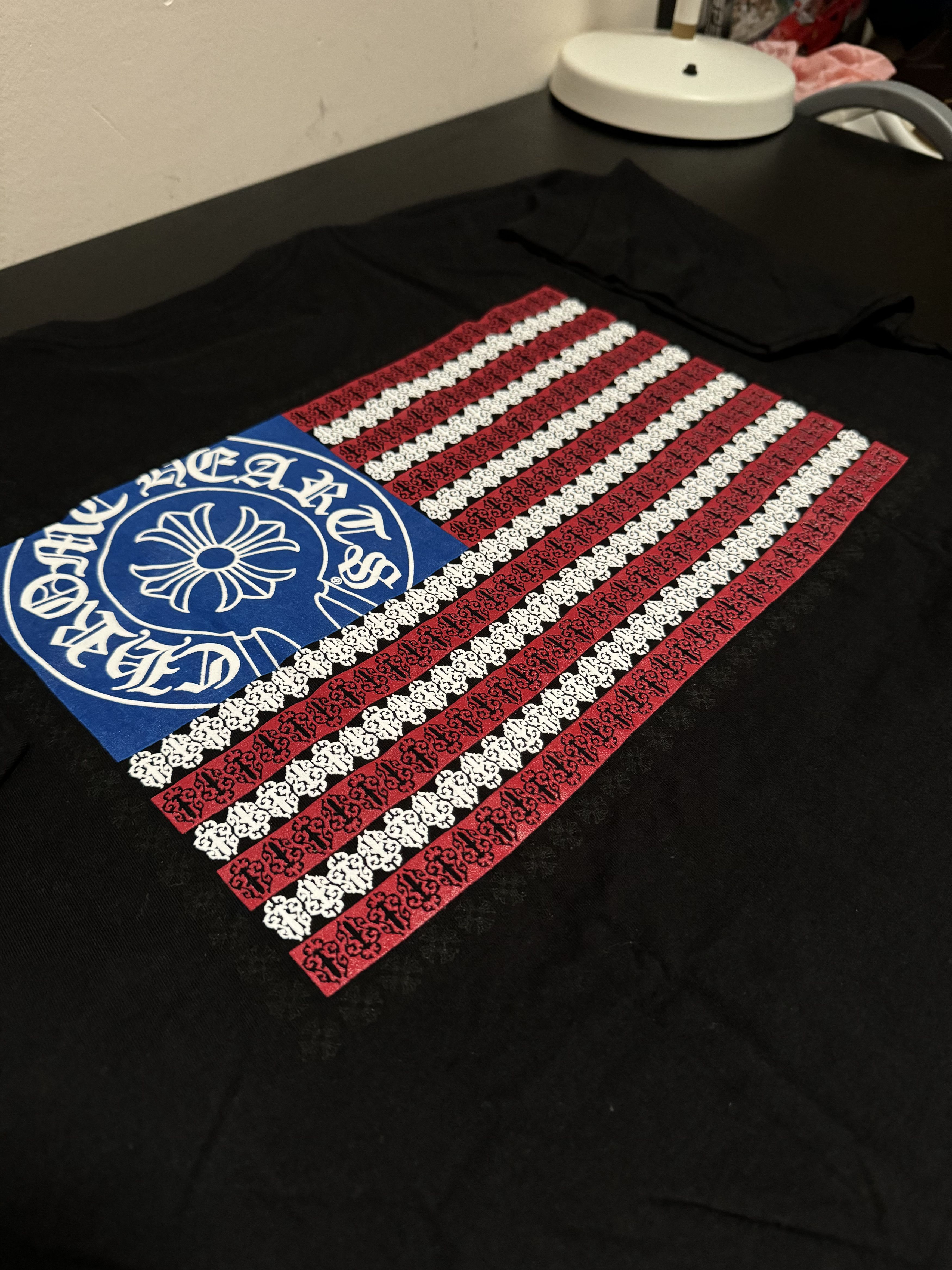 Chrome Hearts Chrome Hearts American Flag T-Shirt New. Size US L / EU 52-54 / 3 - 1 Thumbnail
