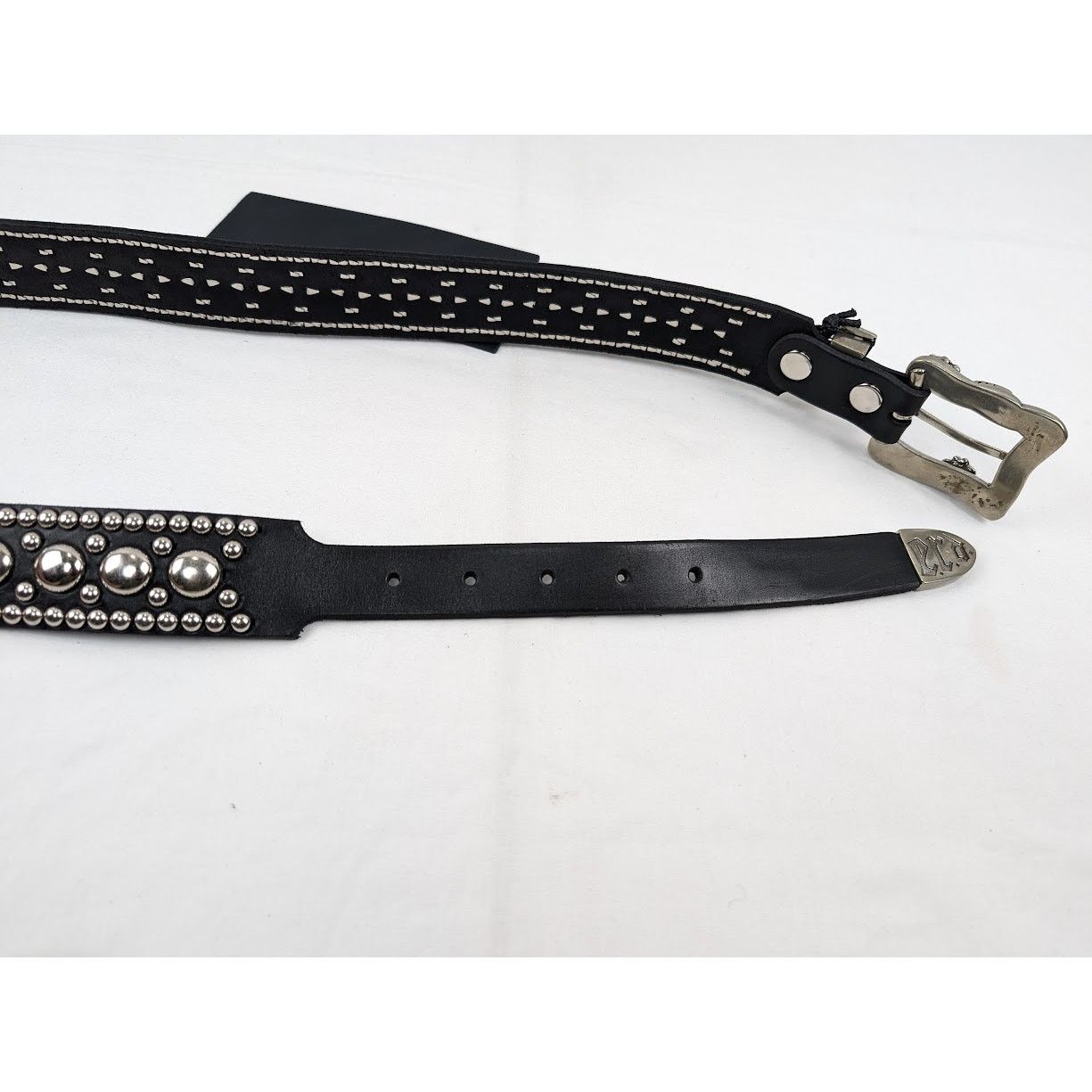 Enfants Riches Deprimes o1rshd1 Q:2 / Size: 110 / Goodbye Franky Belt in Black/Silve Size 44 - 7 Thumbnail