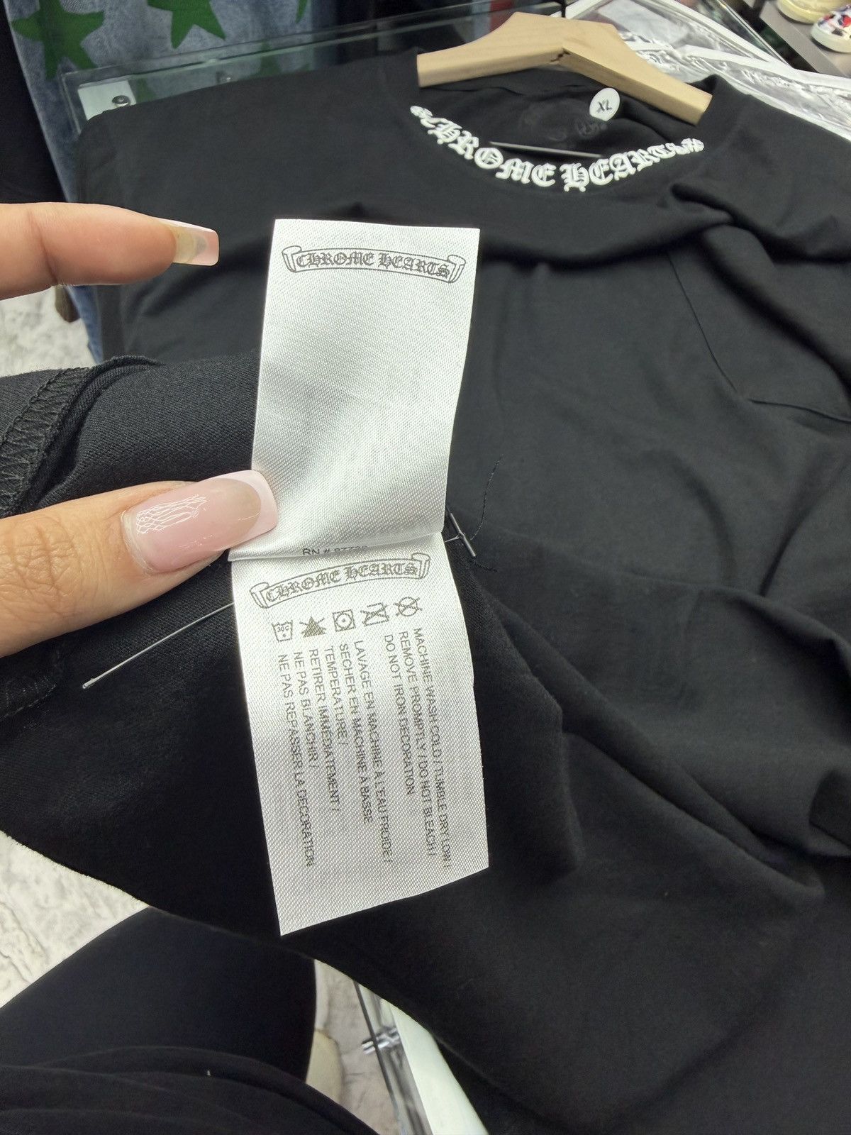 Chrome Hearts Chrome Hearts Black Longsleeve Size US XL / EU 56 / 4 - 12 Thumbnail