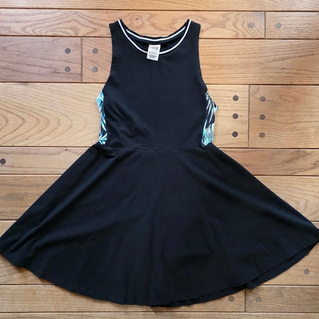 Victoria's Secret PINK by Vctoria's Secret Black and Blue Pattern Dress Size M / US 6-8 / IT 42-44 - 1 Thumbnail
