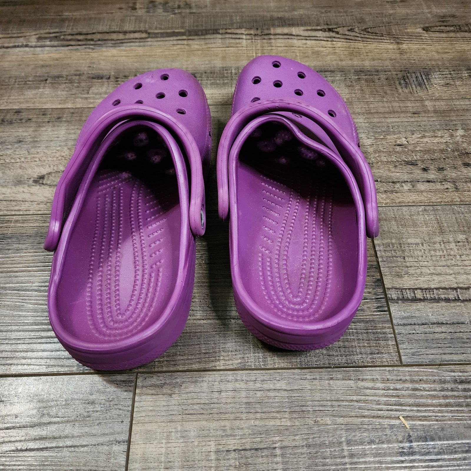 Crocs Purple Crocs Pre-owned Men 5 Women 7 SH1 Size US 7 / IT 37 - 3 Thumbnail