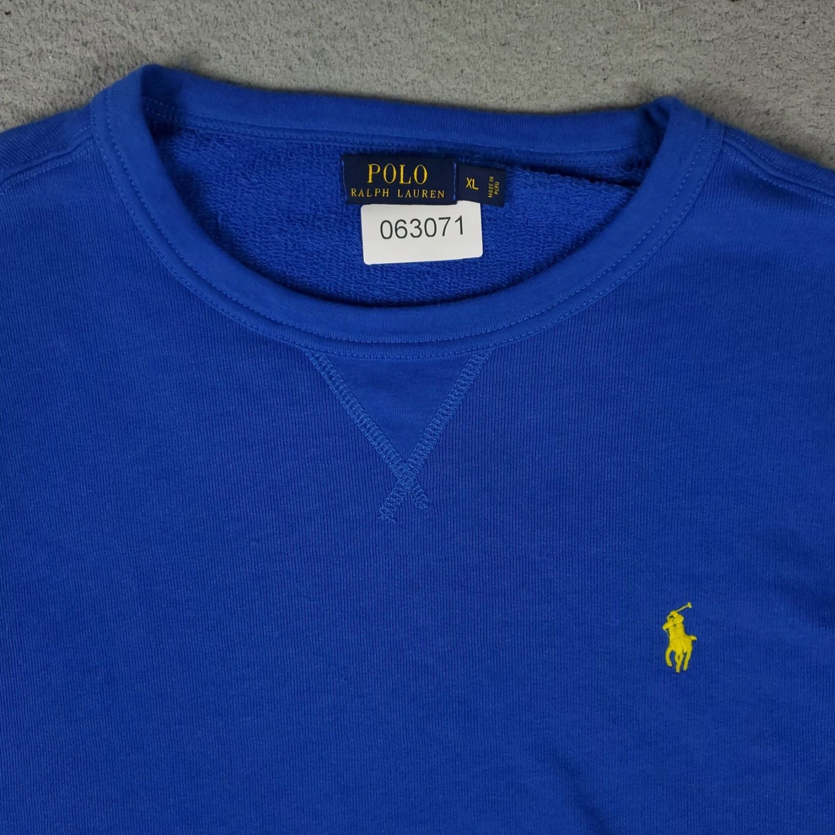 Ralph Lauren Ralph Lauren Sweater Mens XL Blue Pullover Solid Knit Casual Sports Size US XL / EU 56 / 4 - 2 Thumbnail
