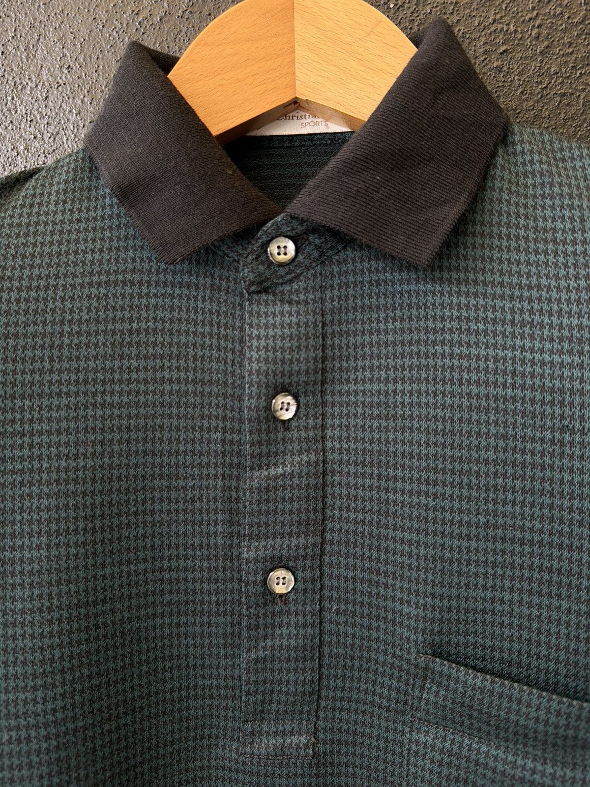 Dior Vintage Christian Dior Long Sleeve Polo Size US L / EU 52-54 / 3 - 3 Thumbnail