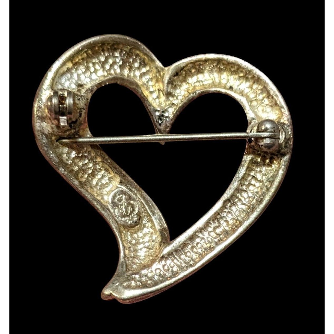 Other Vintage Premier Designs Silver Tone Open Heart Brooch Size ONE SIZE - 3 Thumbnail