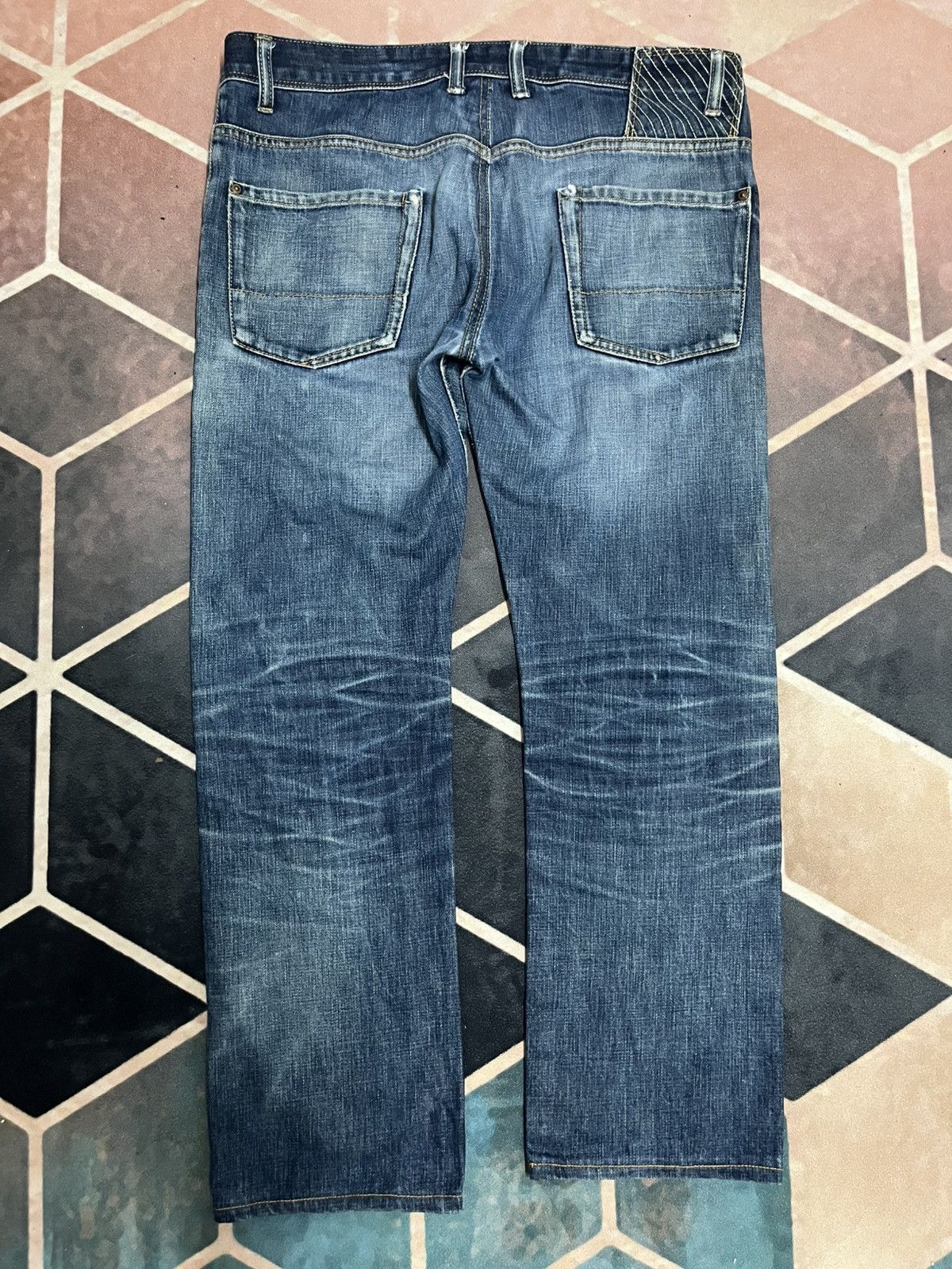 R.Newbold R Newbold Low Waist Patches Jeans Size US 34 / EU 50 - 12 Thumbnail