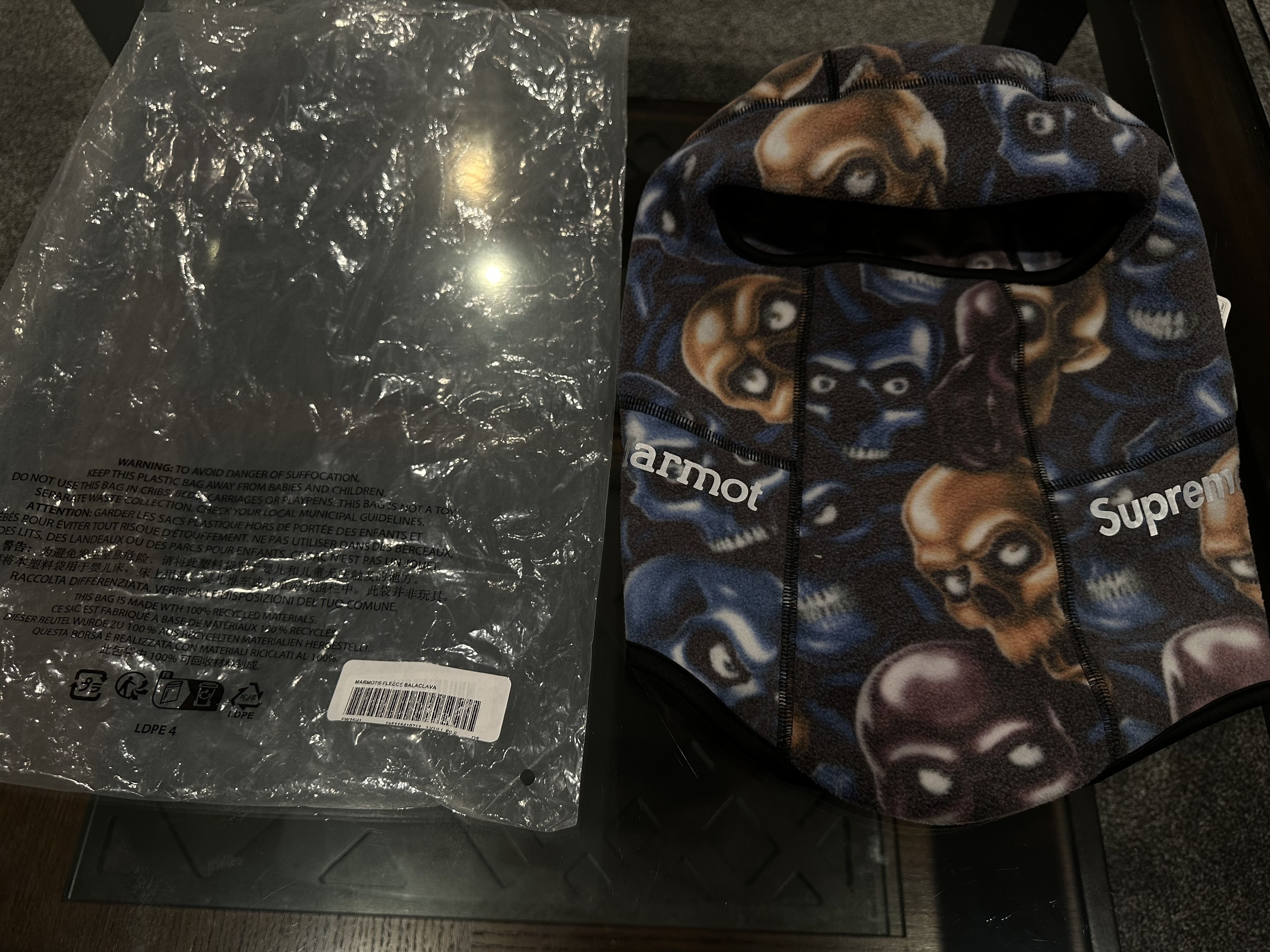 Supreme Supreme®/Marmot® Fleece Balaclava DSWT Size ONE SIZE - 1 Thumbnail