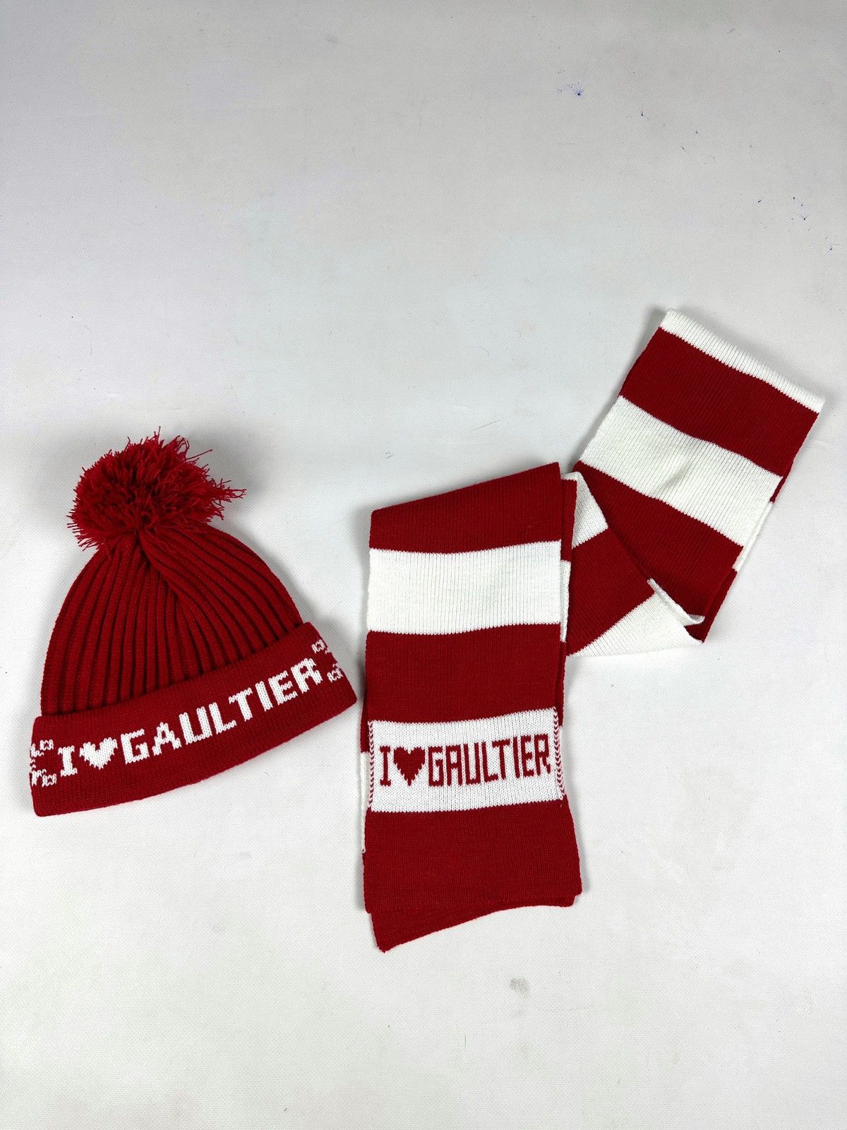 Jean Paul Gaultier Jean Paul Gaultier I Love ❤️ Gaultier Scarf + Hat Size ONE SIZE - 2 Thumbnail