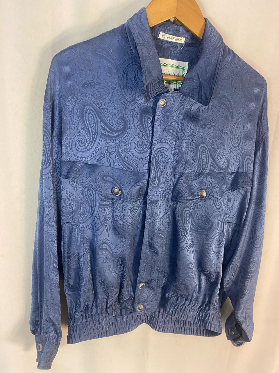 Designer × Japanese Brand × Vintage Unisex🔥croix du did couture pure silk zipper jacket Size US M / EU 48-50 / 2 - 2 Thumbnail