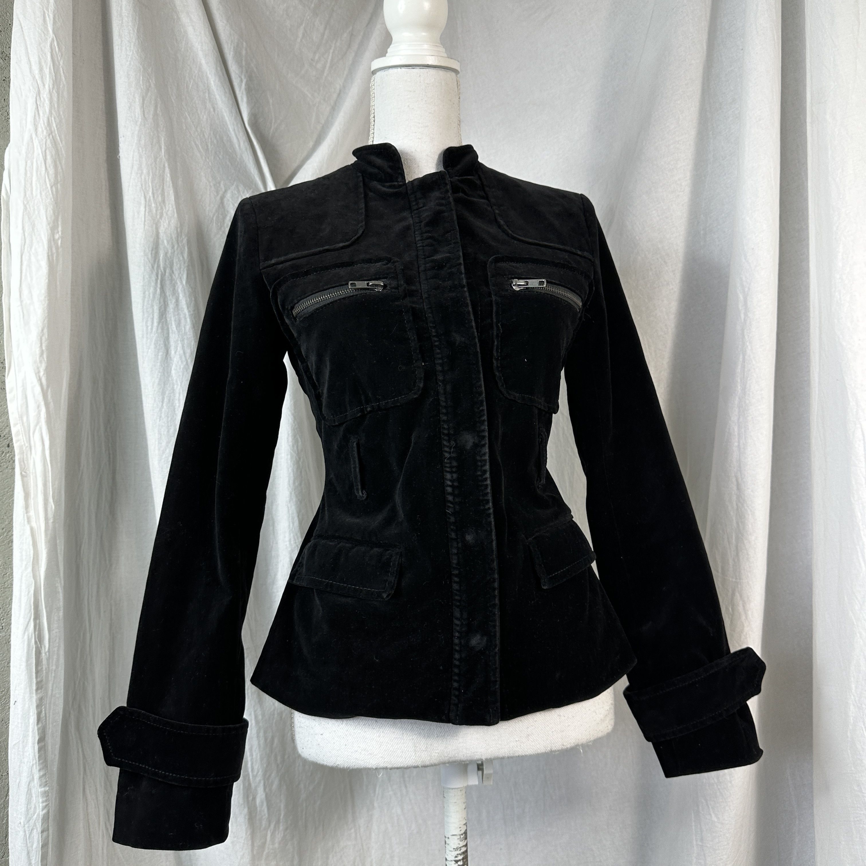 Vintage Vintage Morgan Velvet Avant Garde Jacket Size S / US 4 / IT 40 - 3 Thumbnail