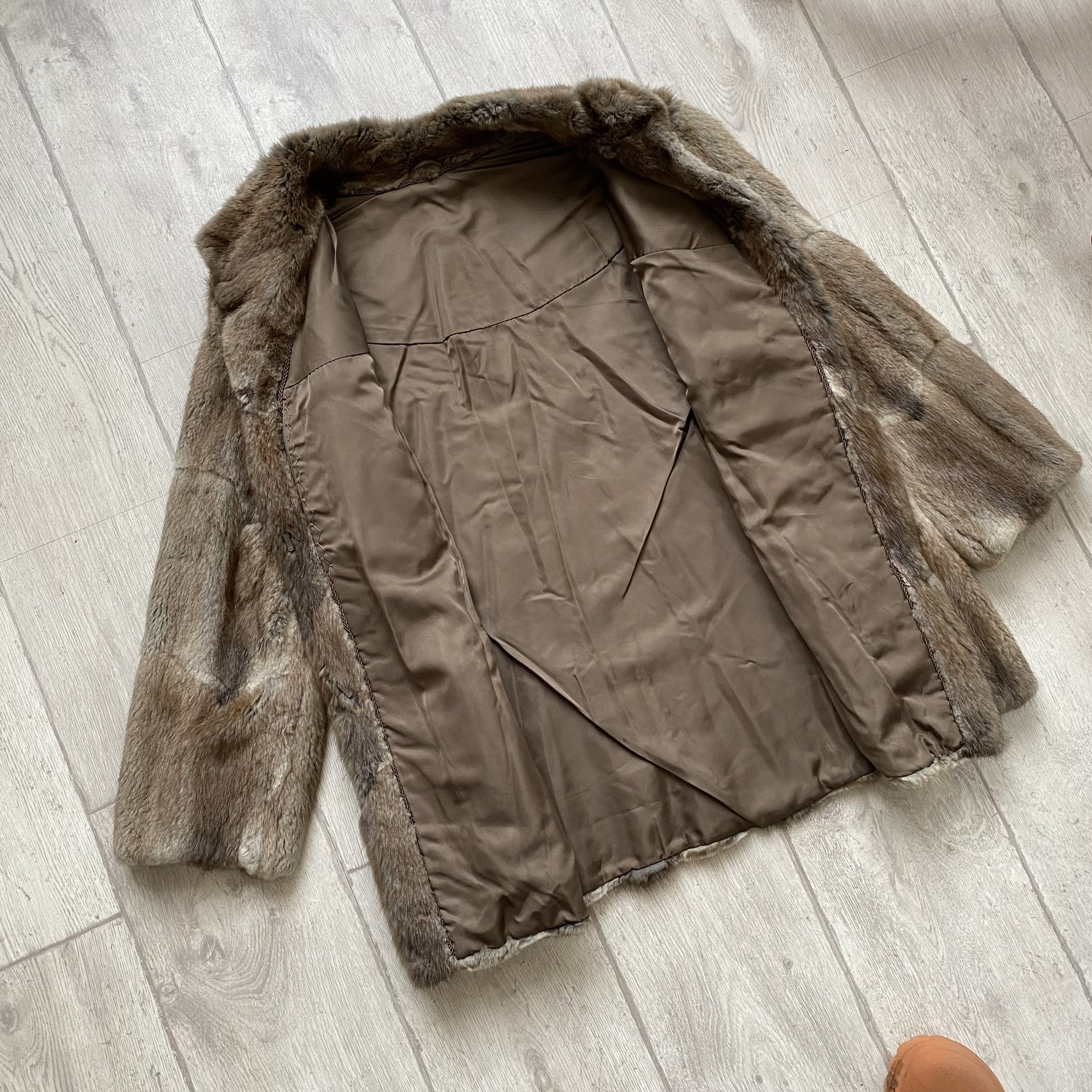 Vintage Vintage 90’s Oldmaney Real Fur Coat Lxury Designer Leather Size M / US 6-8 / IT 42-44 - 5 Thumbnail