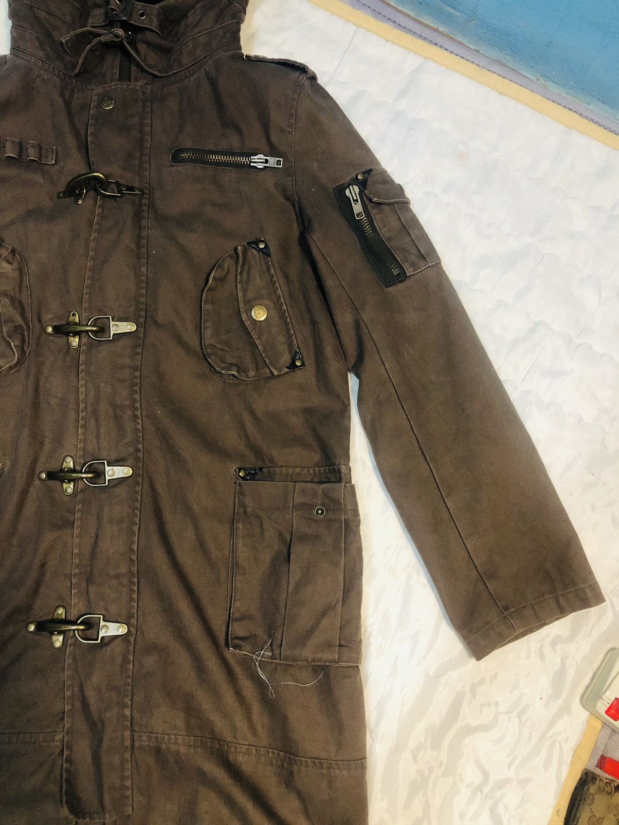 The Unbranded Brand Unbrand Coat Zipper And Button (2) Size US L / EU 52-54 / 3 - 4 Thumbnail