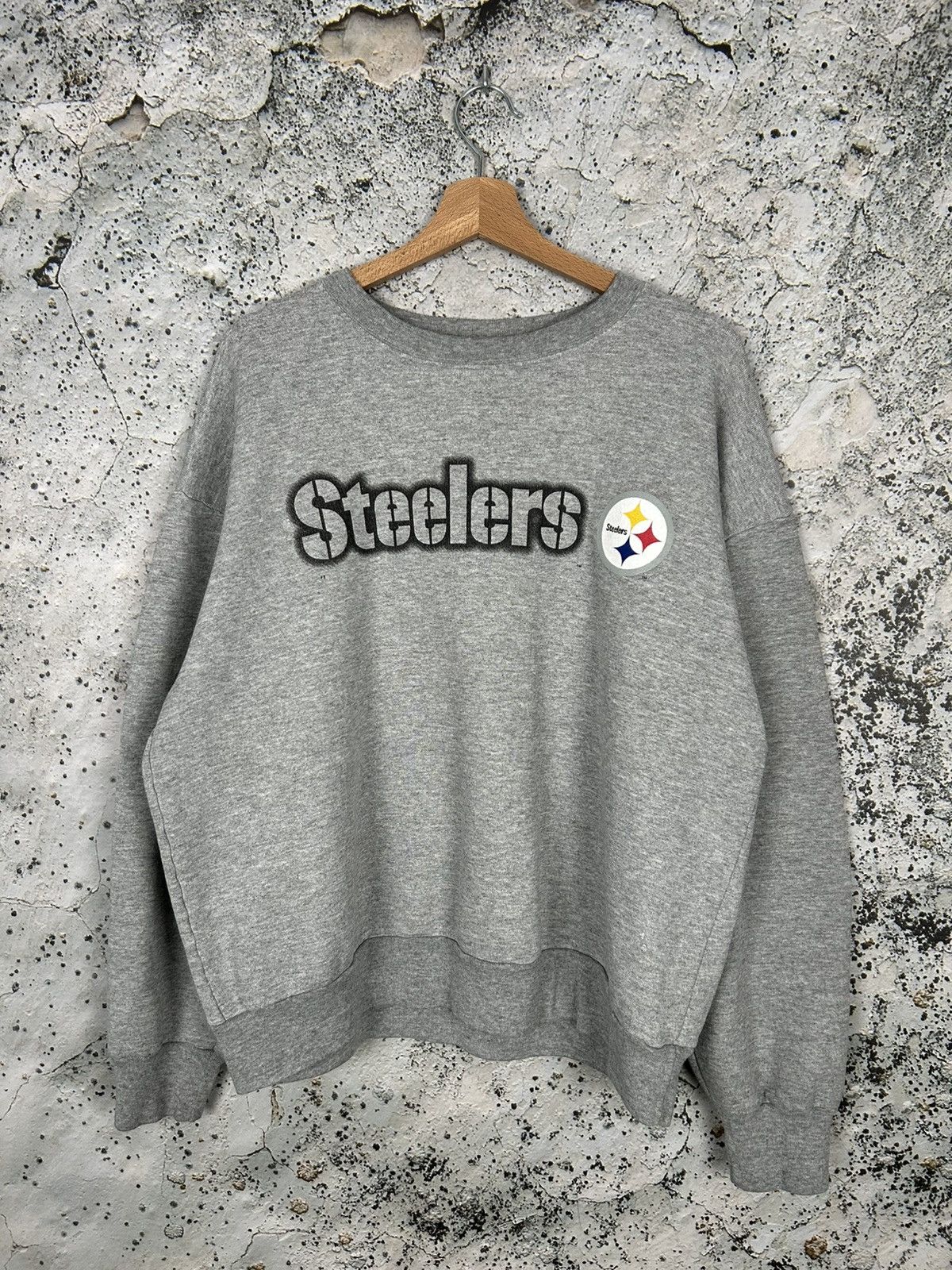 Majestic Vintage Majestic Steelers NFL Crewneck 90s Sport Size US XL / EU 56 / 4 - 1 Thumbnail