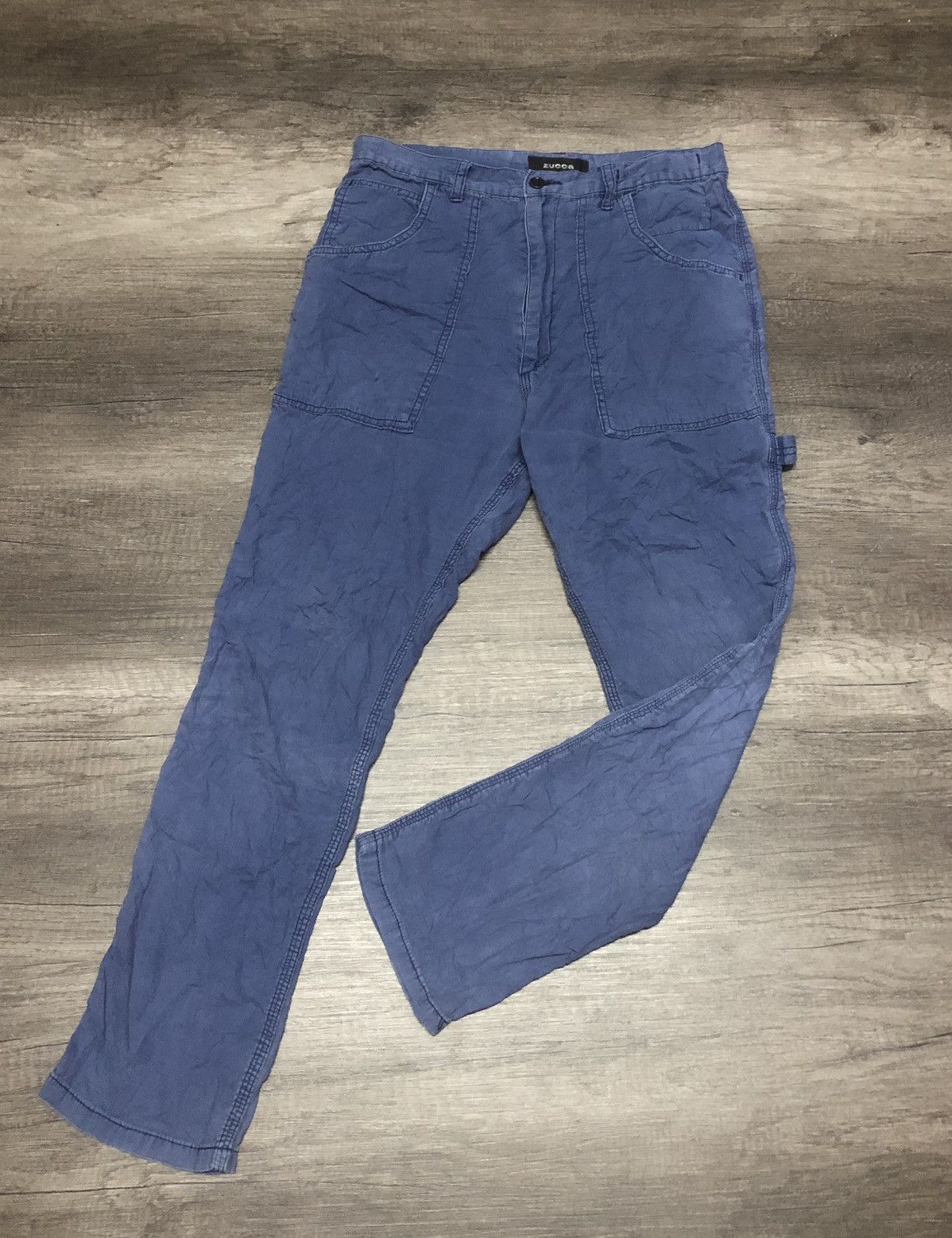 CABANE de ZUCCa × Issey Miyake × Zucca Vintage ZUCCA Carpenter Pant Size US 30 / EU 46 - 2 Thumbnail