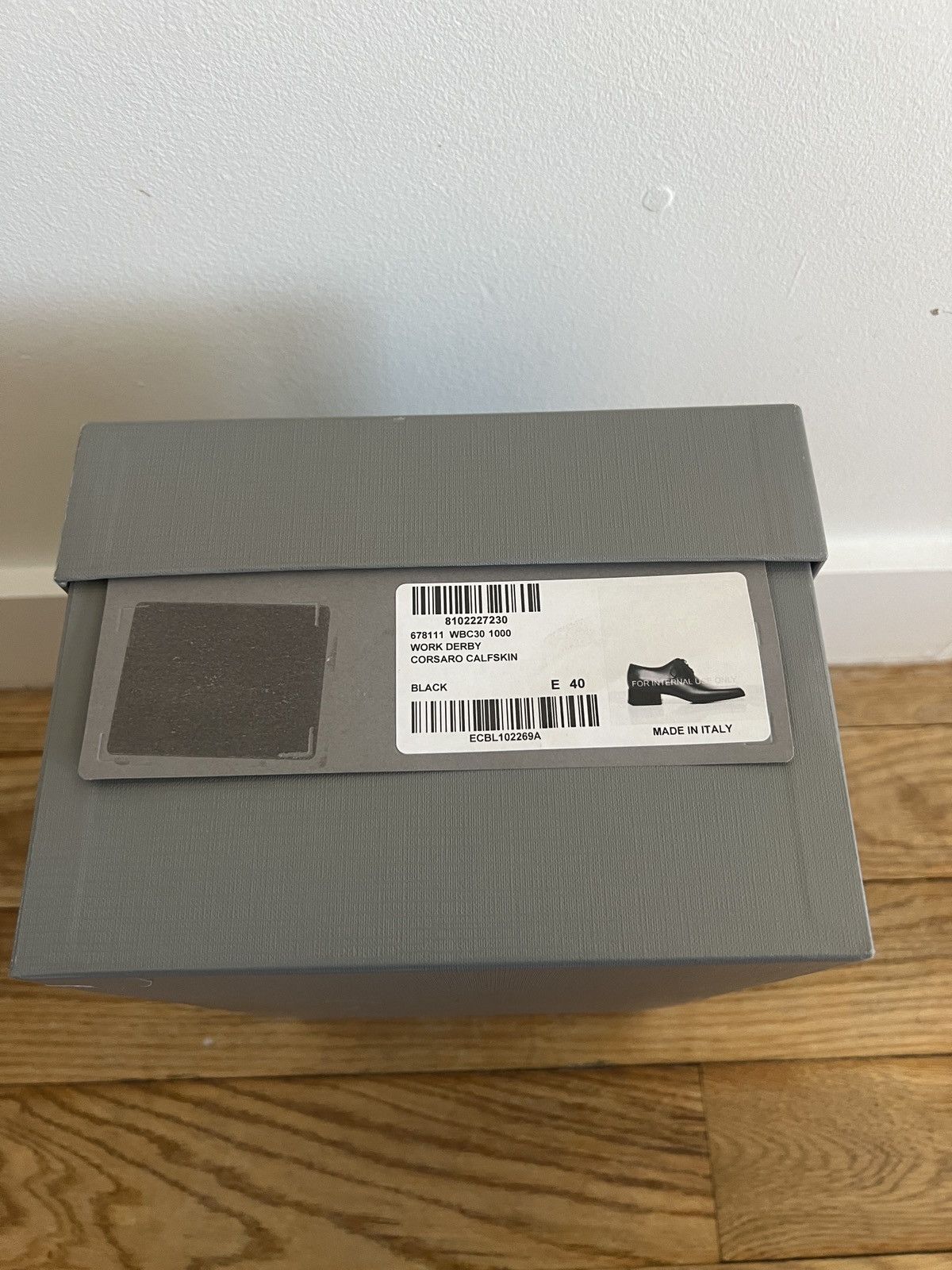 Balenciaga Work Derby Corsaro Calfskin Size US 7 / EU 40 - 9 Thumbnail