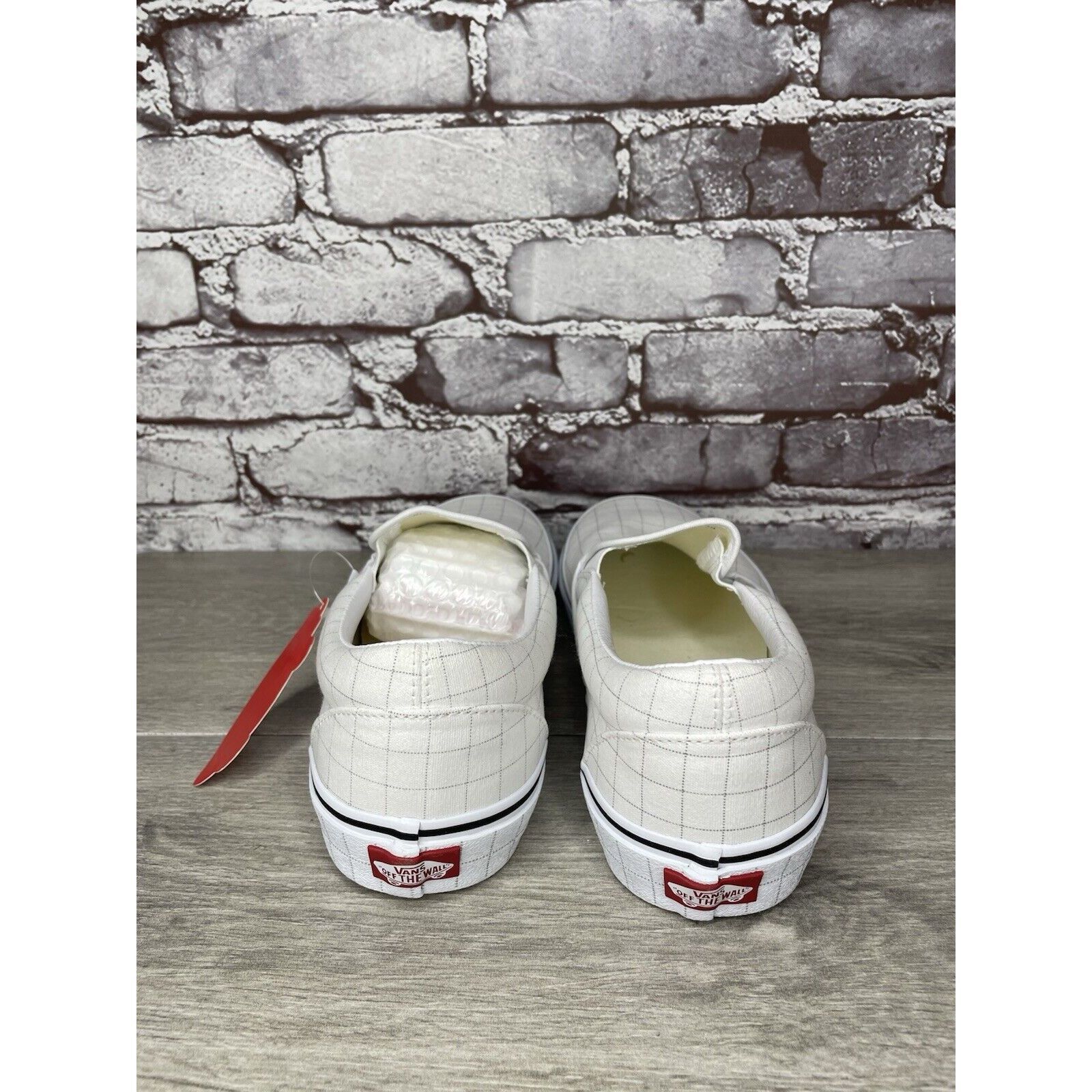 Vans Vans Classic Checkerboard Day White Canvas Sneakers Shoes Me Size US 10 / EU 43 - 4 Thumbnail