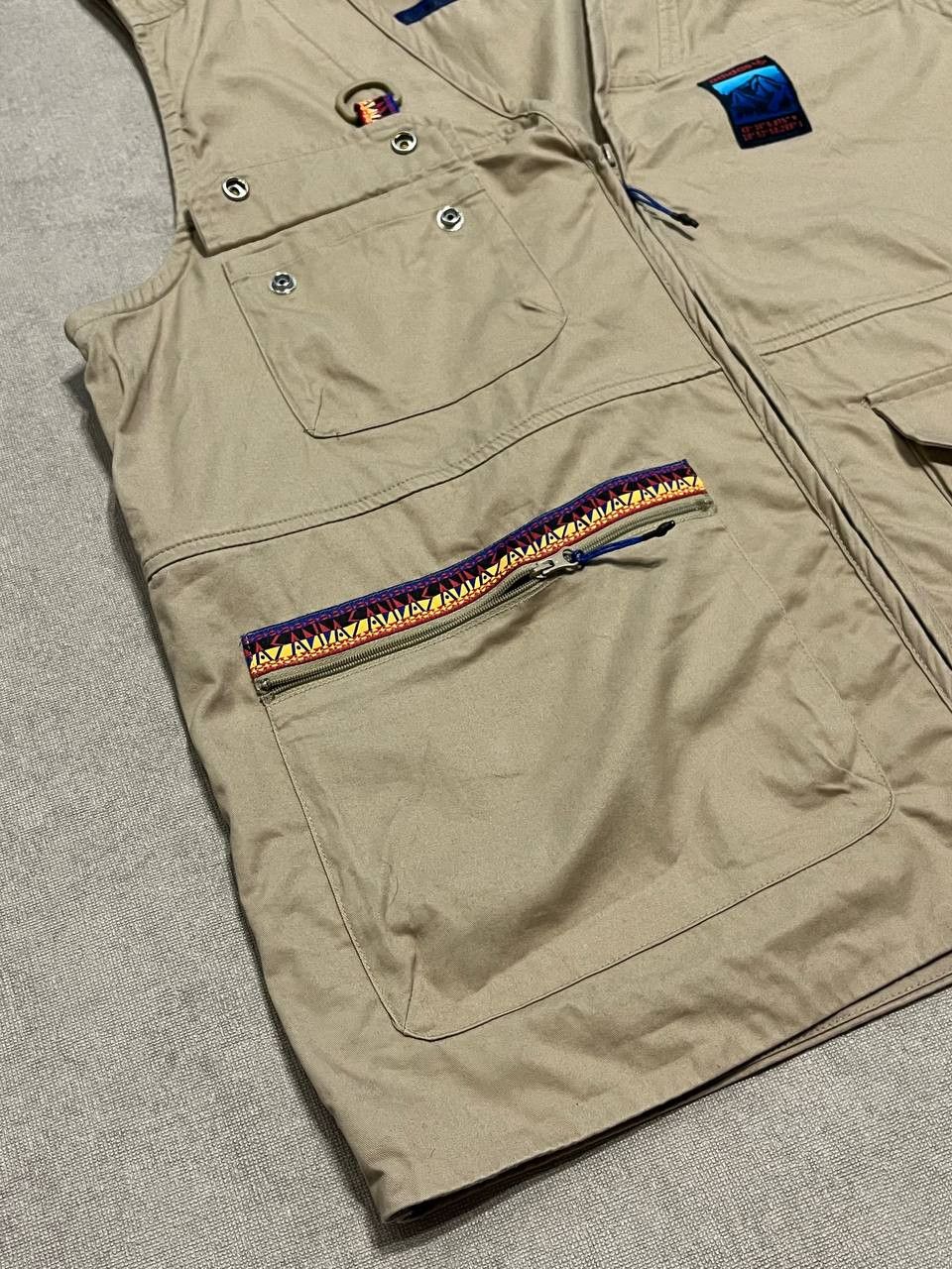 Adidas Adidas Men`s Outdoor Beige Vest Jacket Size L Size US L / EU 52-54 / 3 - 4 Thumbnail