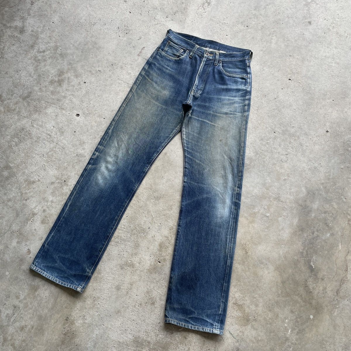 Japanese Brand W29x33 Vintage Japanese MudWash Jeans Faded Denim Pants Size US 29 - 2 Thumbnail